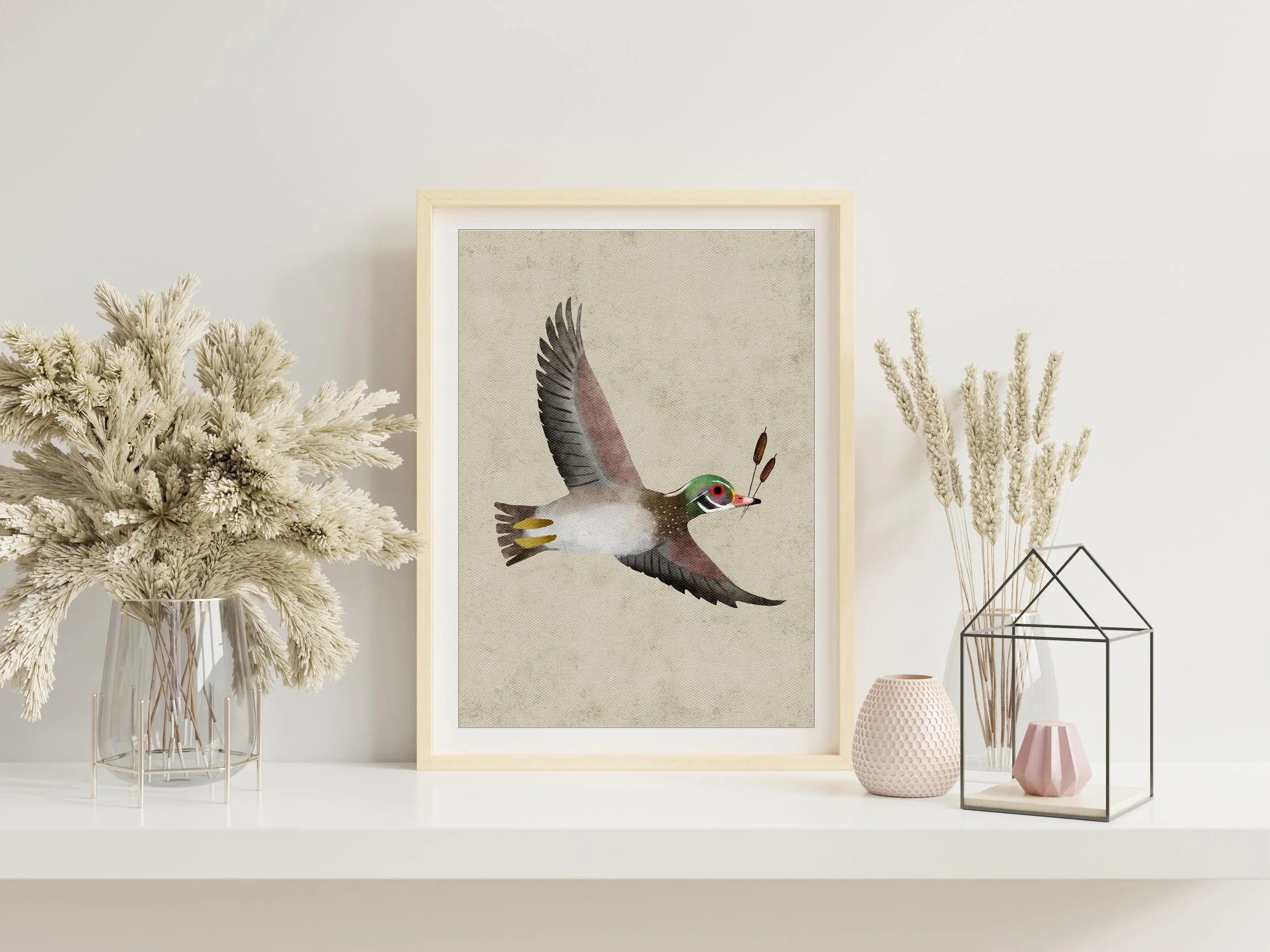 AP-113 wood duck art print etsy3.jpg