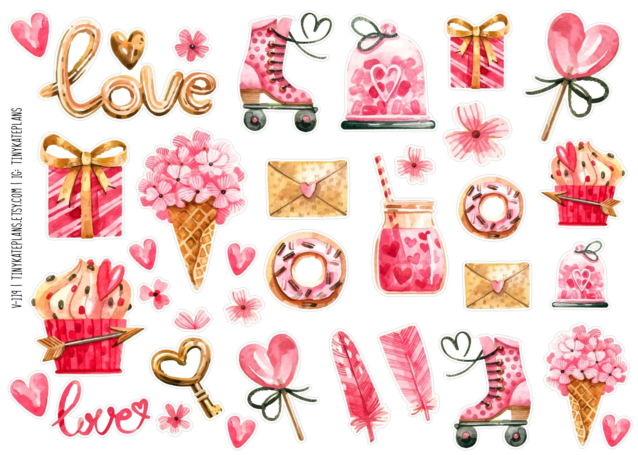 V-119 romantic things 5x7.jpg