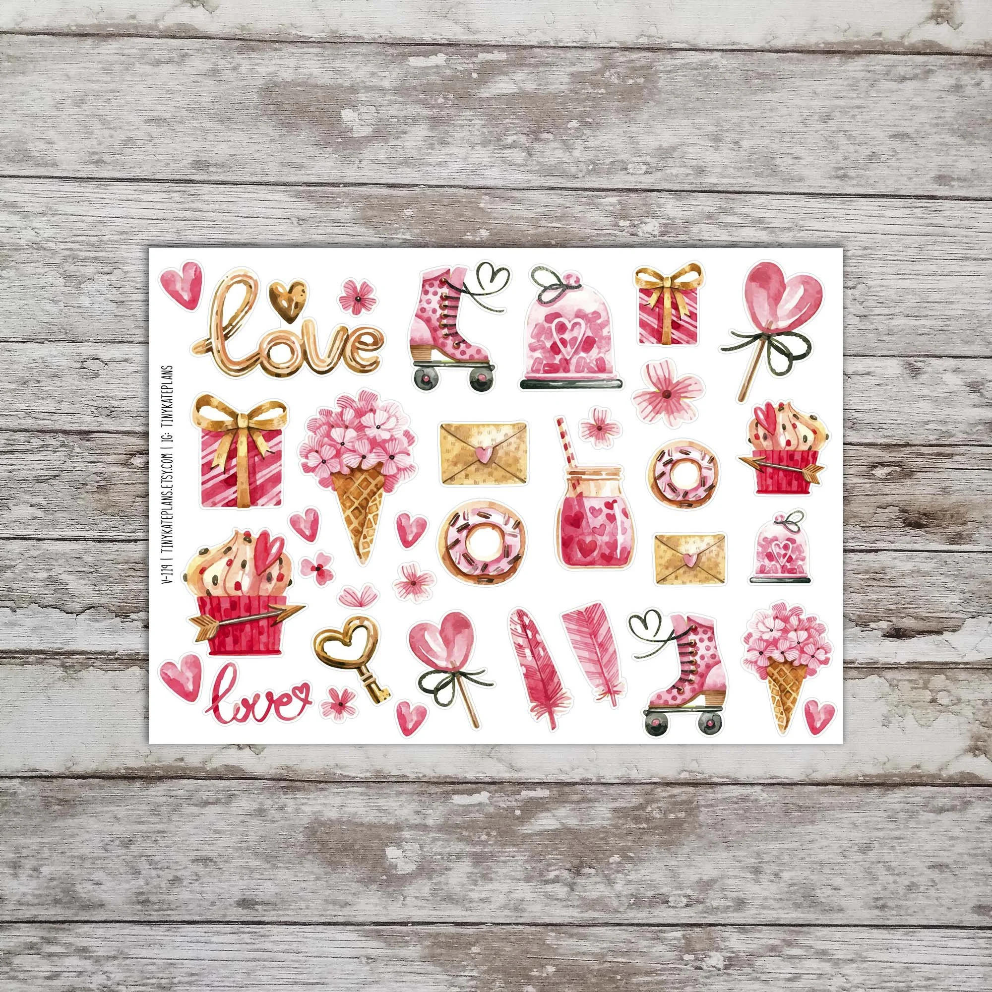 V-119 romantic things 5x7 etsy.jpg