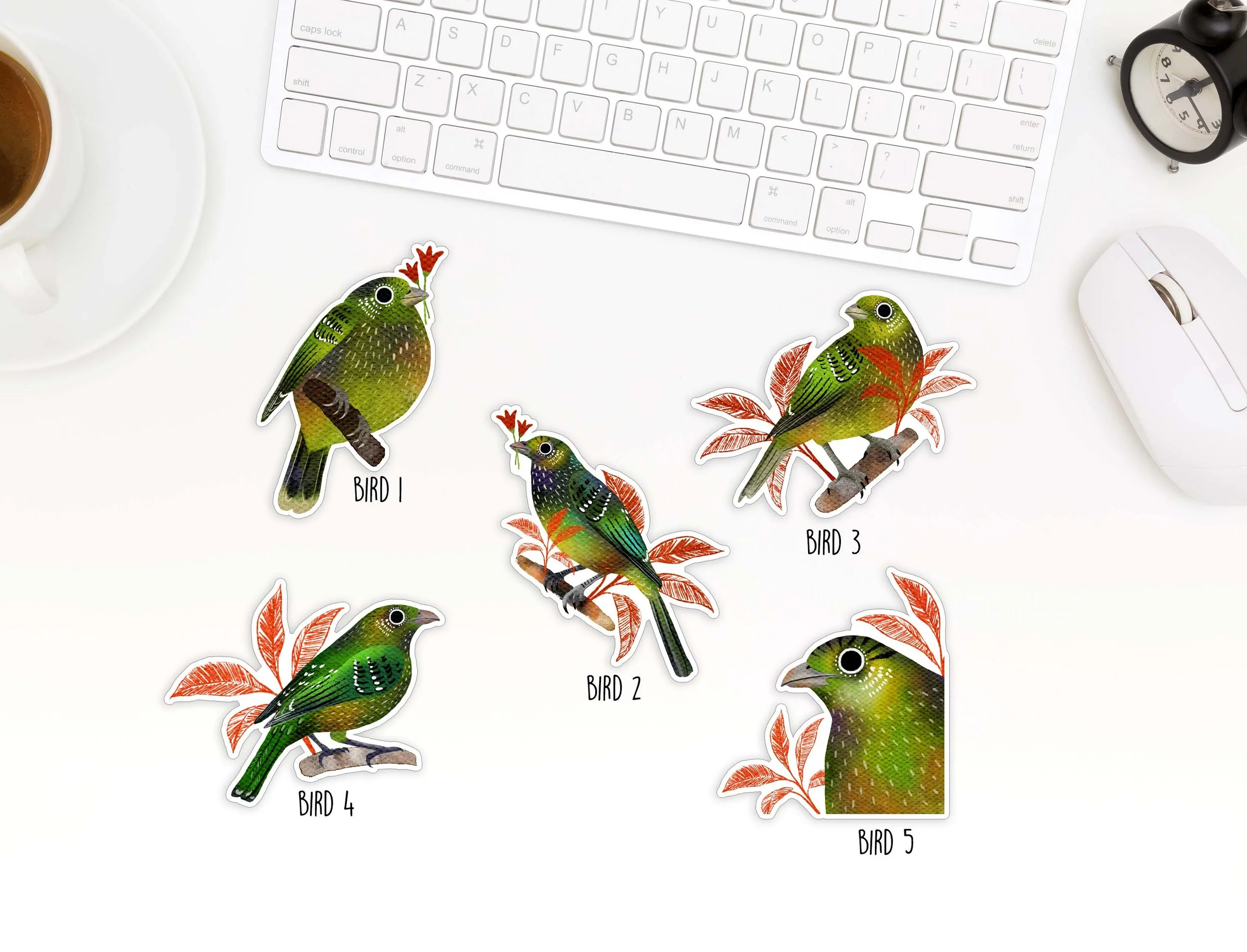 SBV-151 green catbird vinyl etsy2.jpg