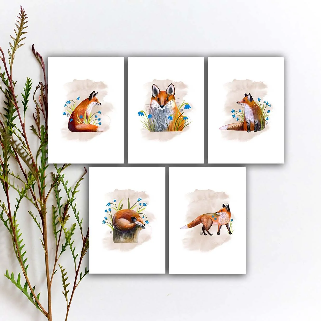 AC-247 fall foxes 5x7 etsy.jpg