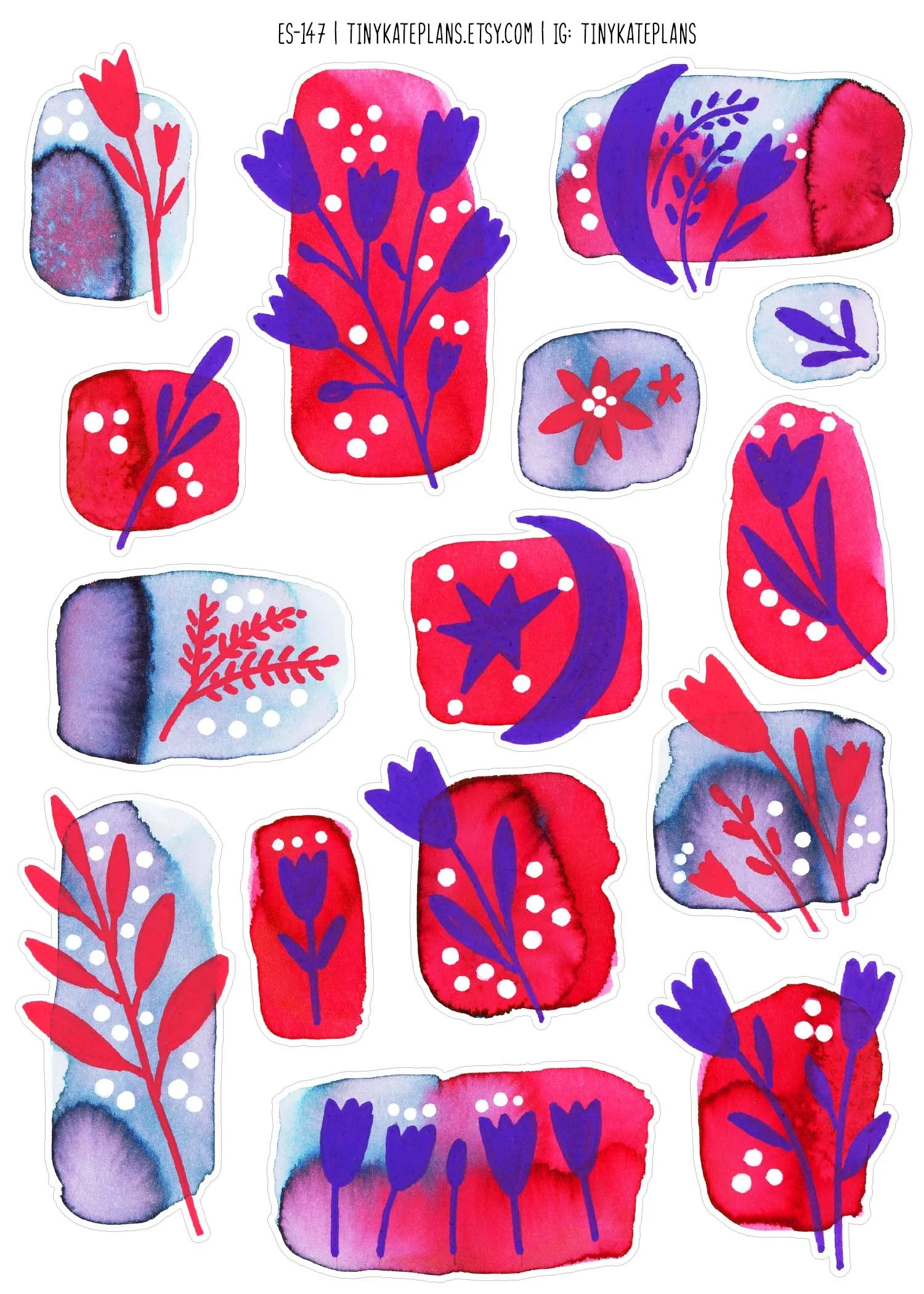 ES-147 Pink and blue ink blobs 5x7.jpg