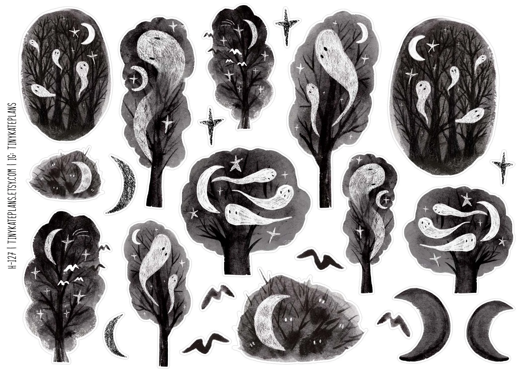 H-127 Haunted trees 5x7.jpg
