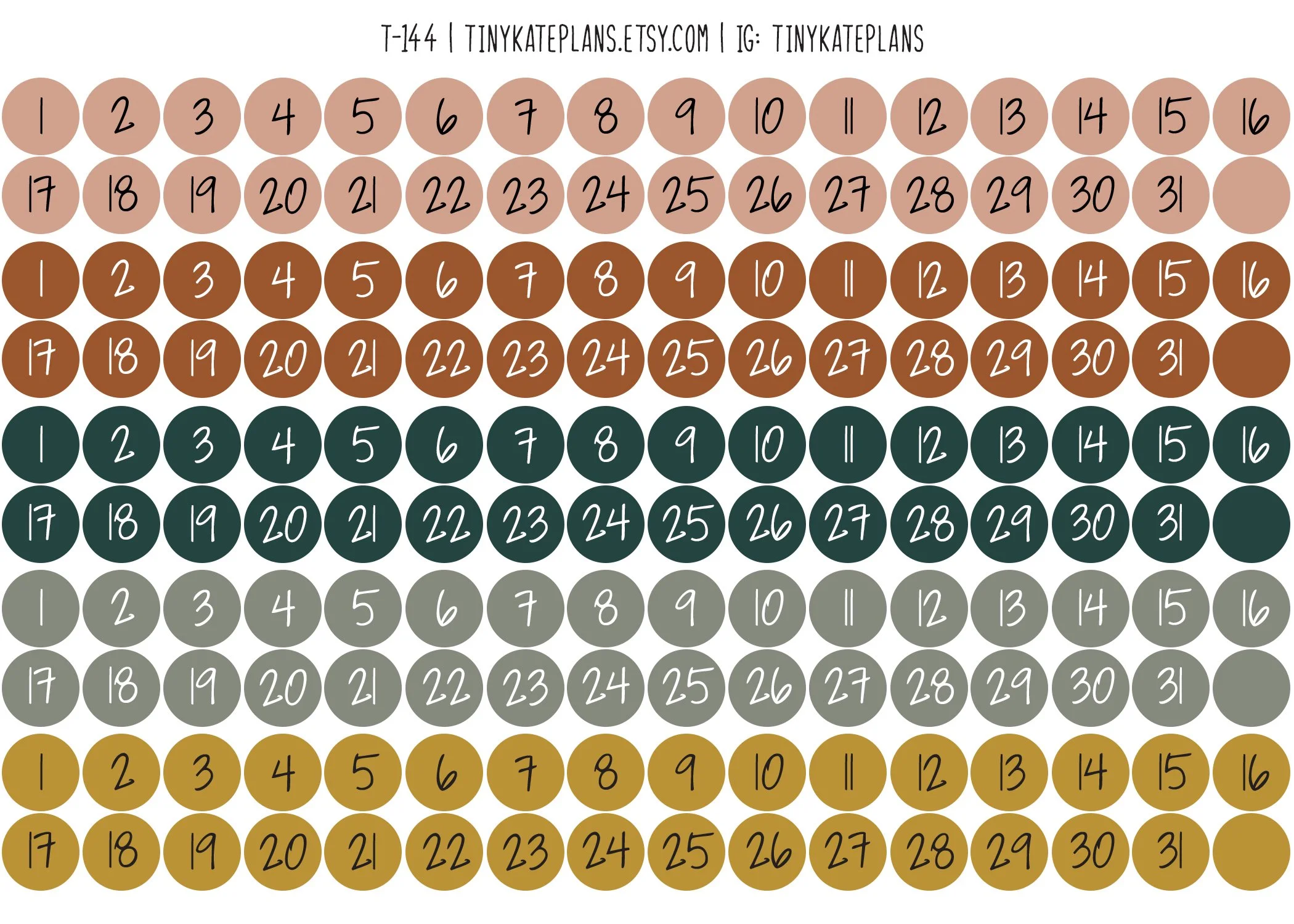 T-144 earthy color date dots 5x7.jpg