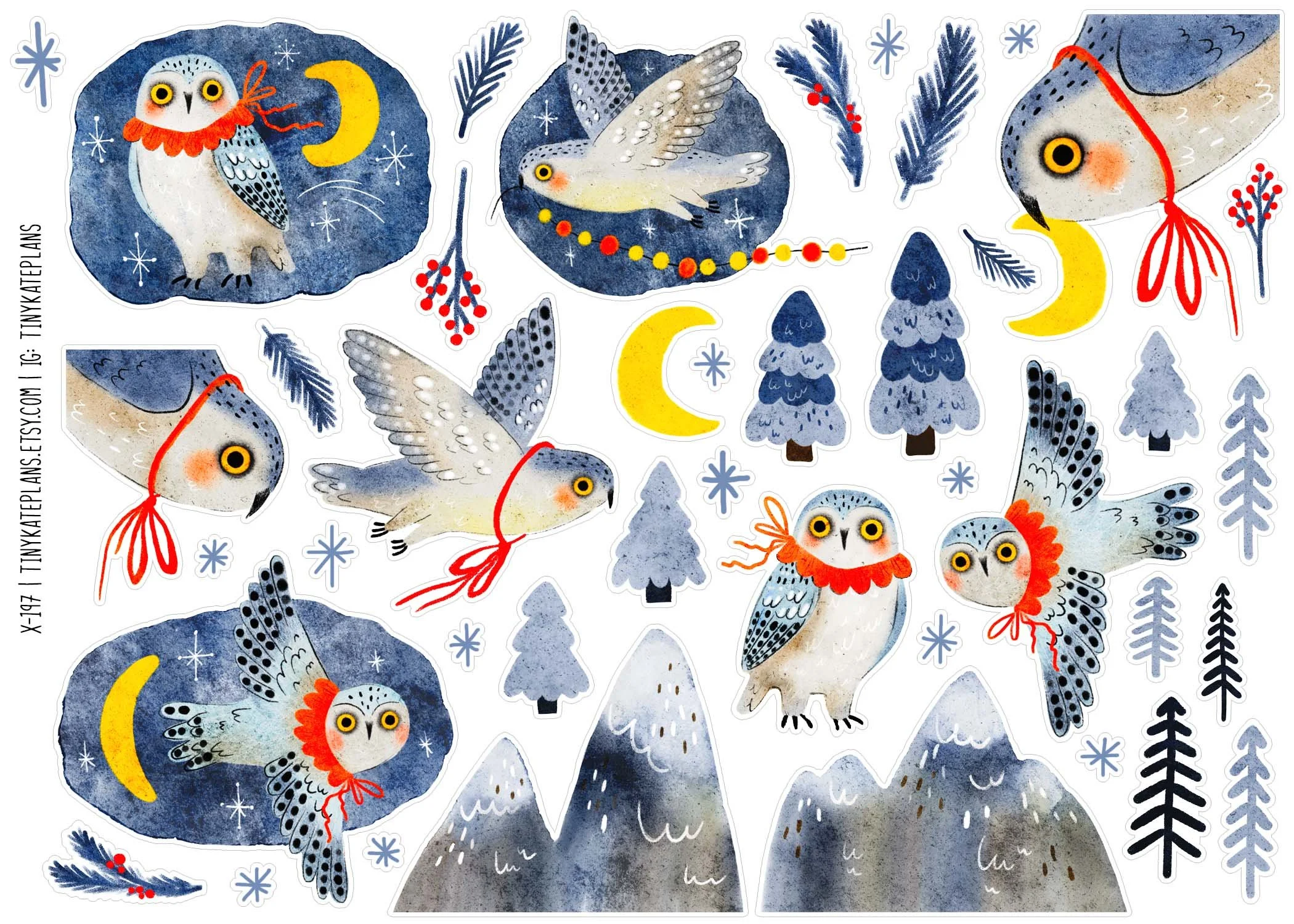 X-197 Snowy owls 5x7.jpg