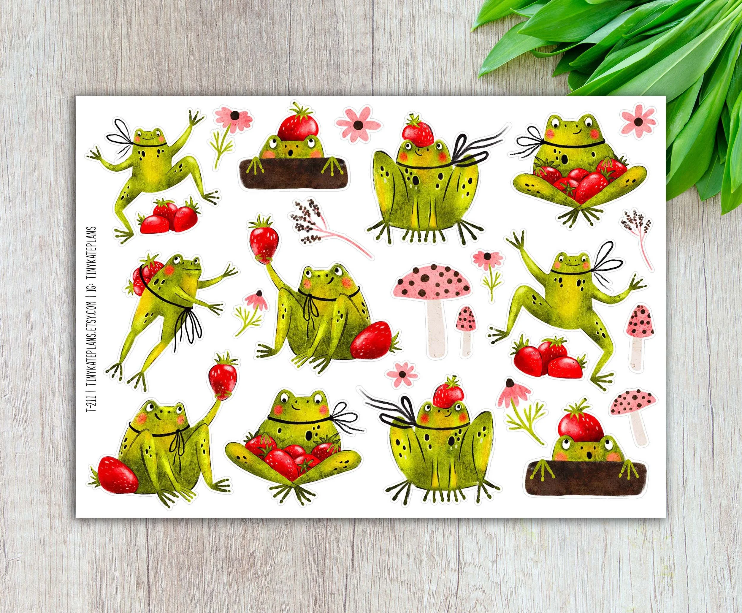 T-211 strawberry frogs 5x7 etsy.jpg