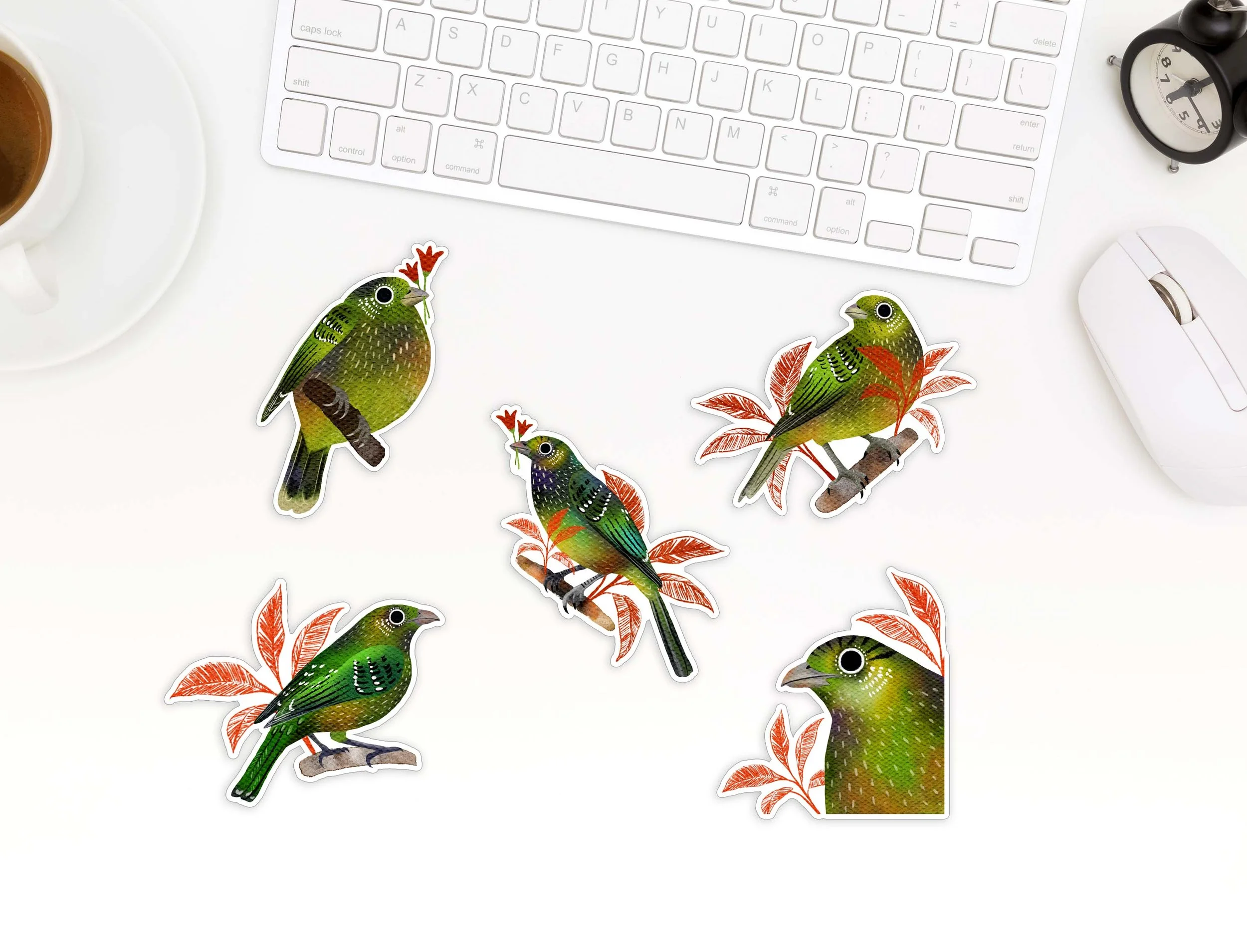 SBV-151 green catbird vinyl etsy.jpg