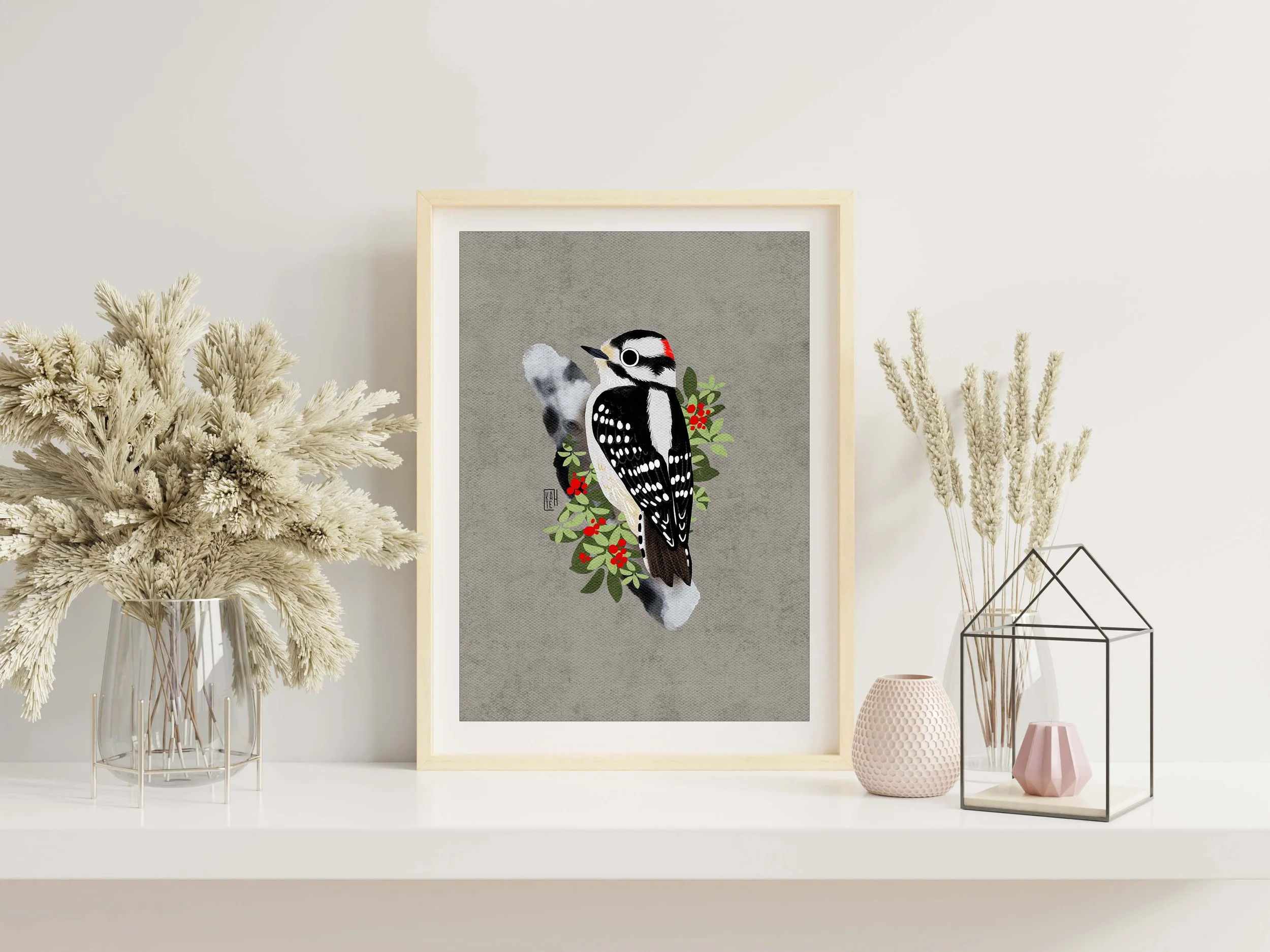 AP-148 downy woodpecker art print-2.jpg