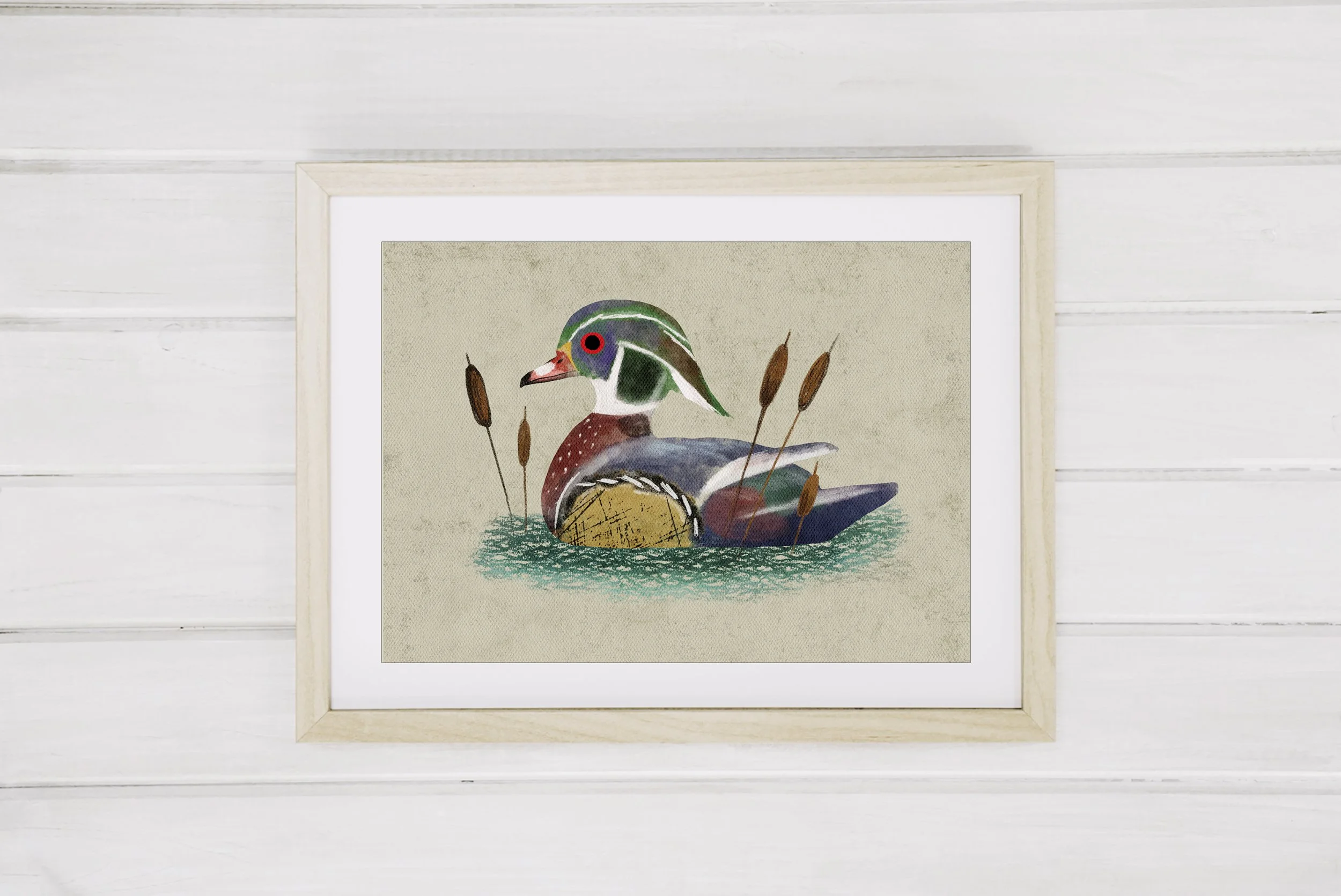 AP-113 wood duck art print etsy5.jpg