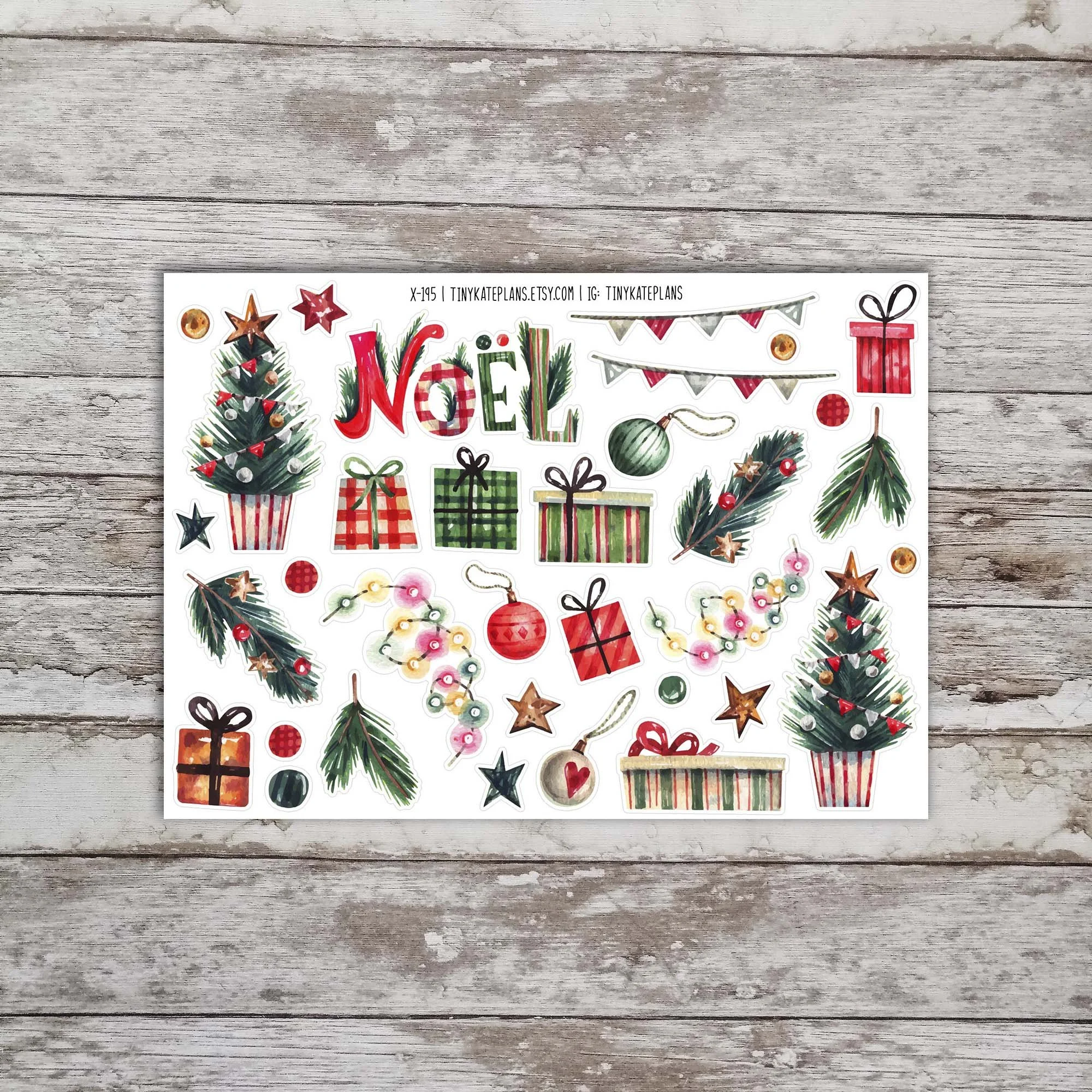 X-195 noel xmas 5x7 etsy.jpg