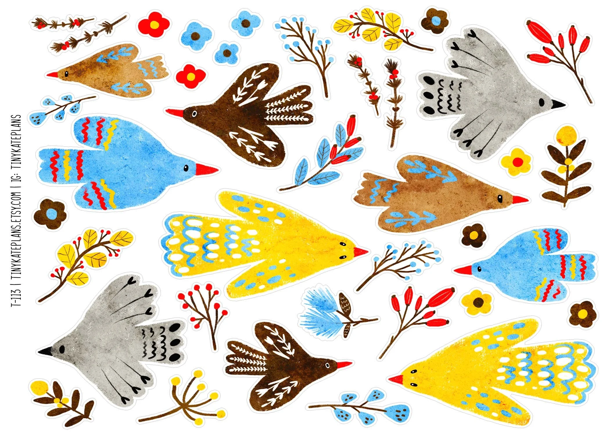 T-113 Flying birds 5x7.jpg