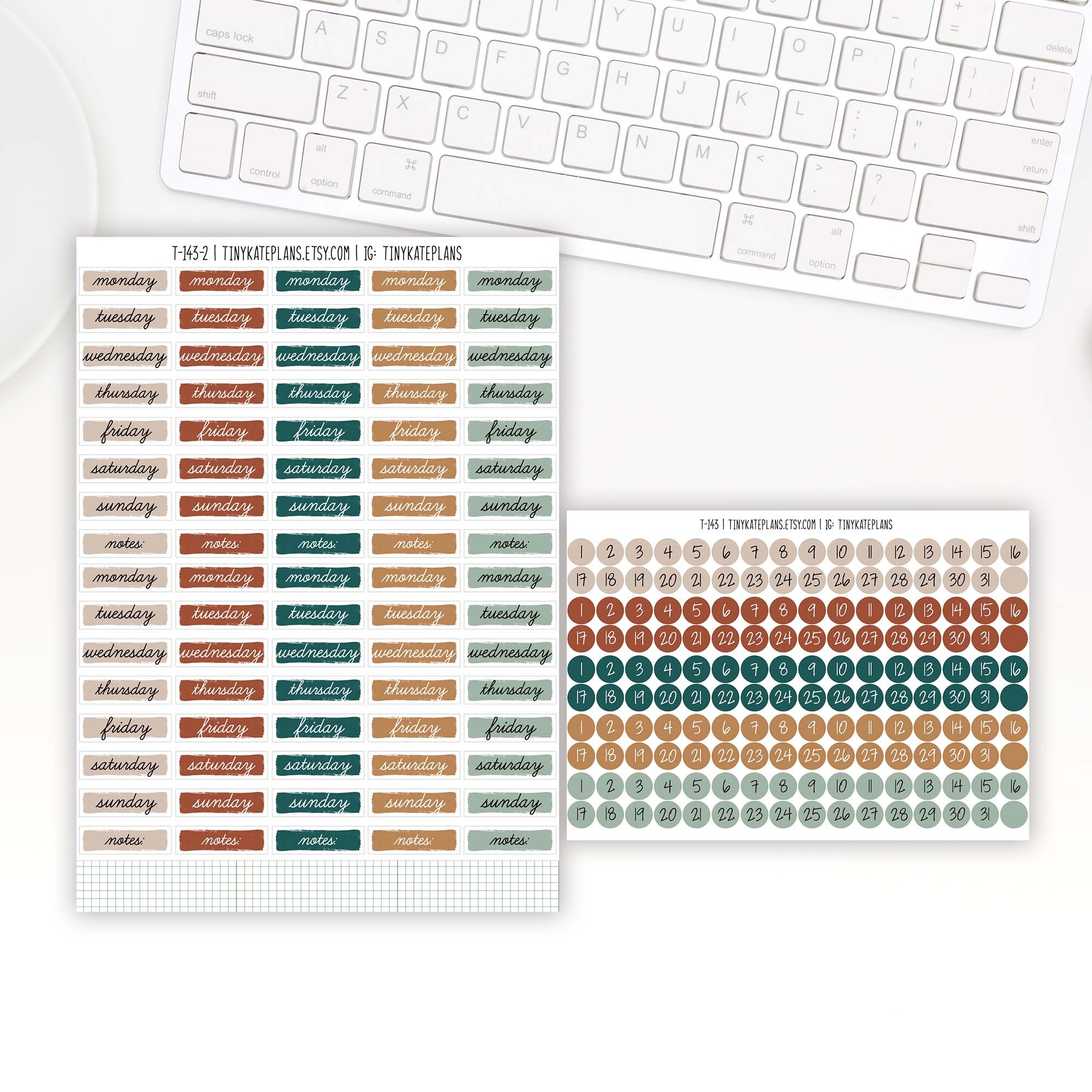 T-143 Terracotta date dots 5x7 etsy.jpg
