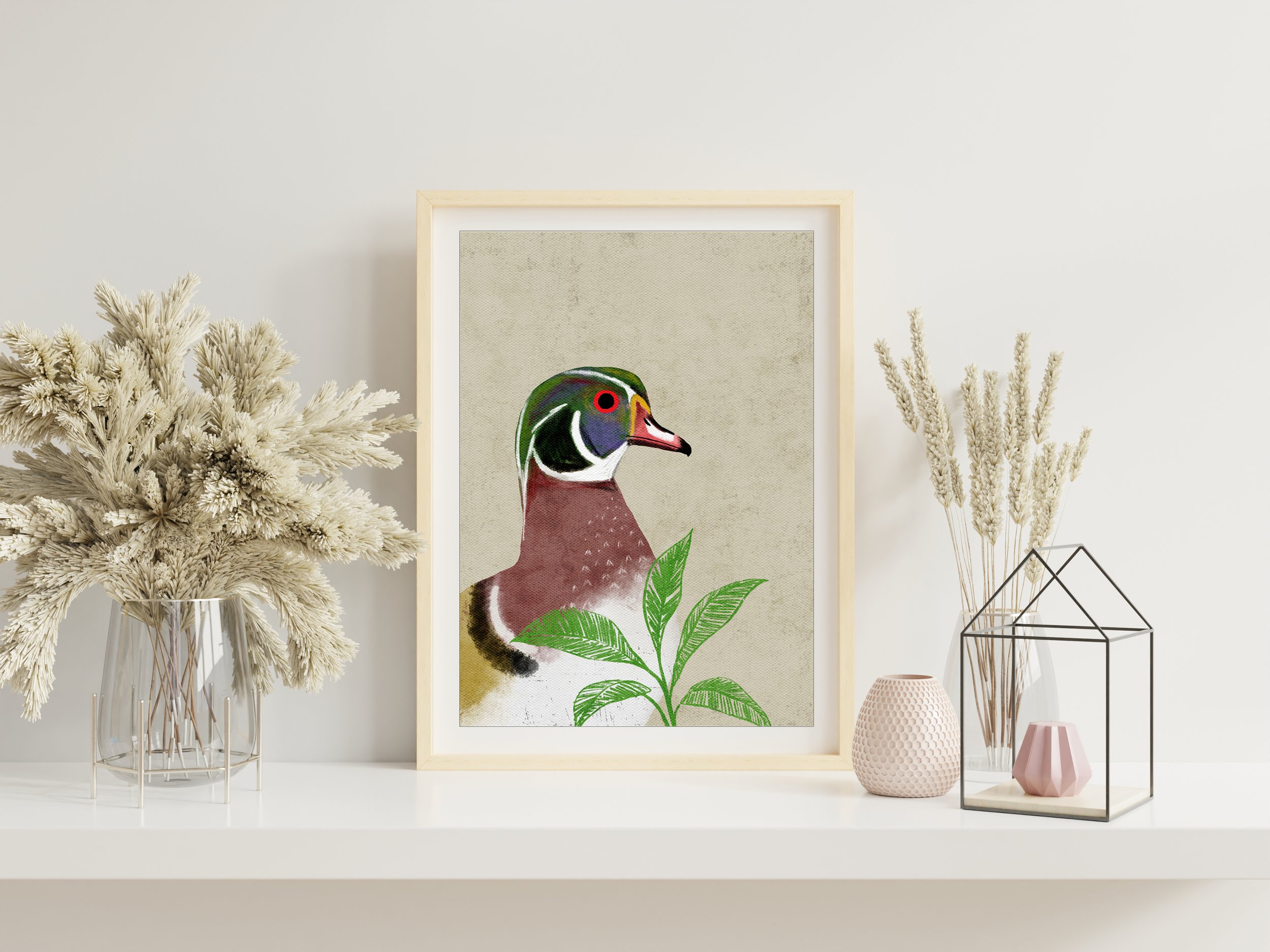 AP-113 wood duck art print etsy1.jpg