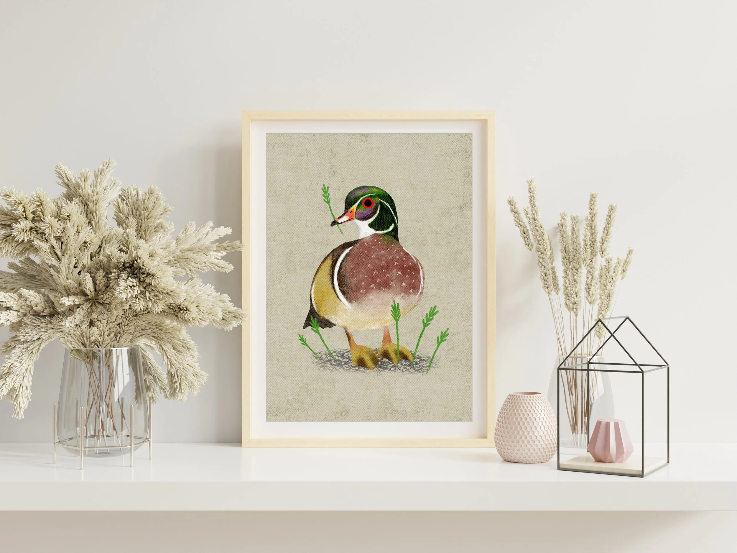 AP-113 wood duck art print etsy2.jpg