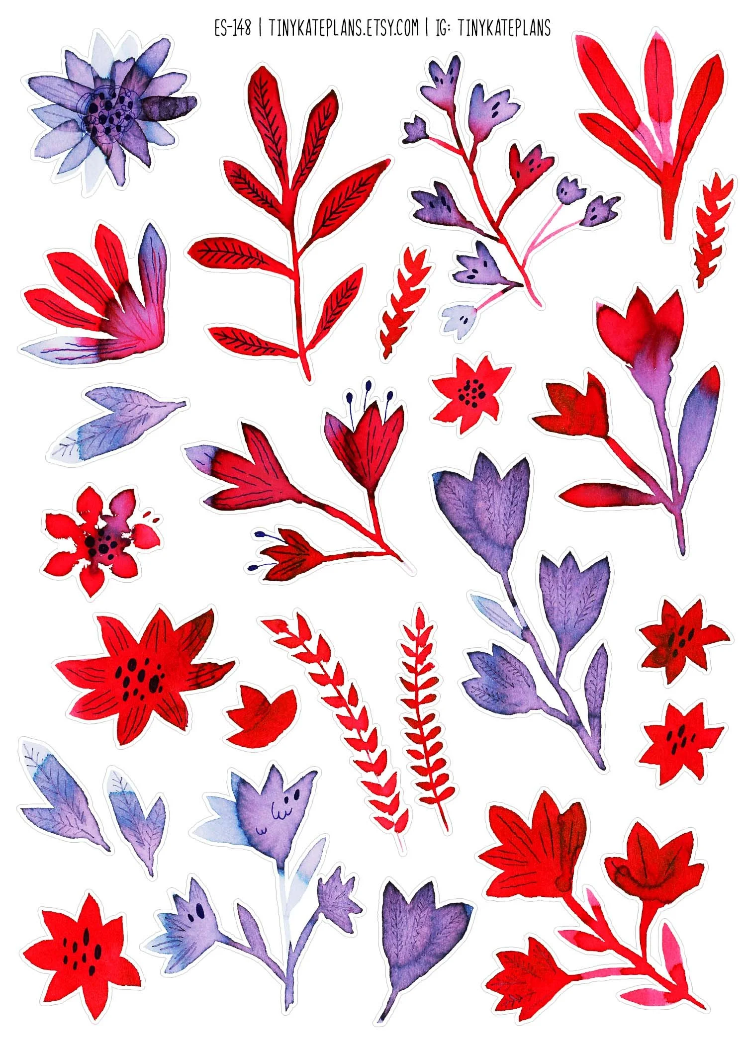 ES-148 Pink and blue ink florals 5x7.jpg