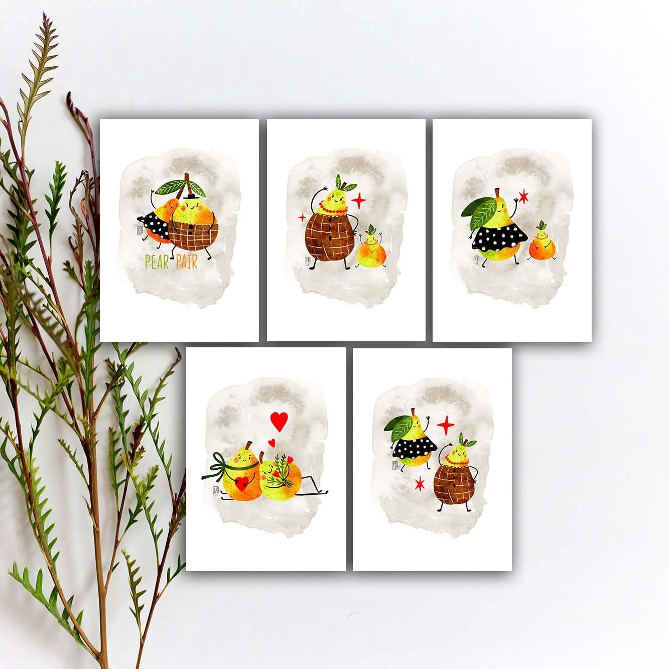 AC-242 pear pairs 5x7 etsy.jpg