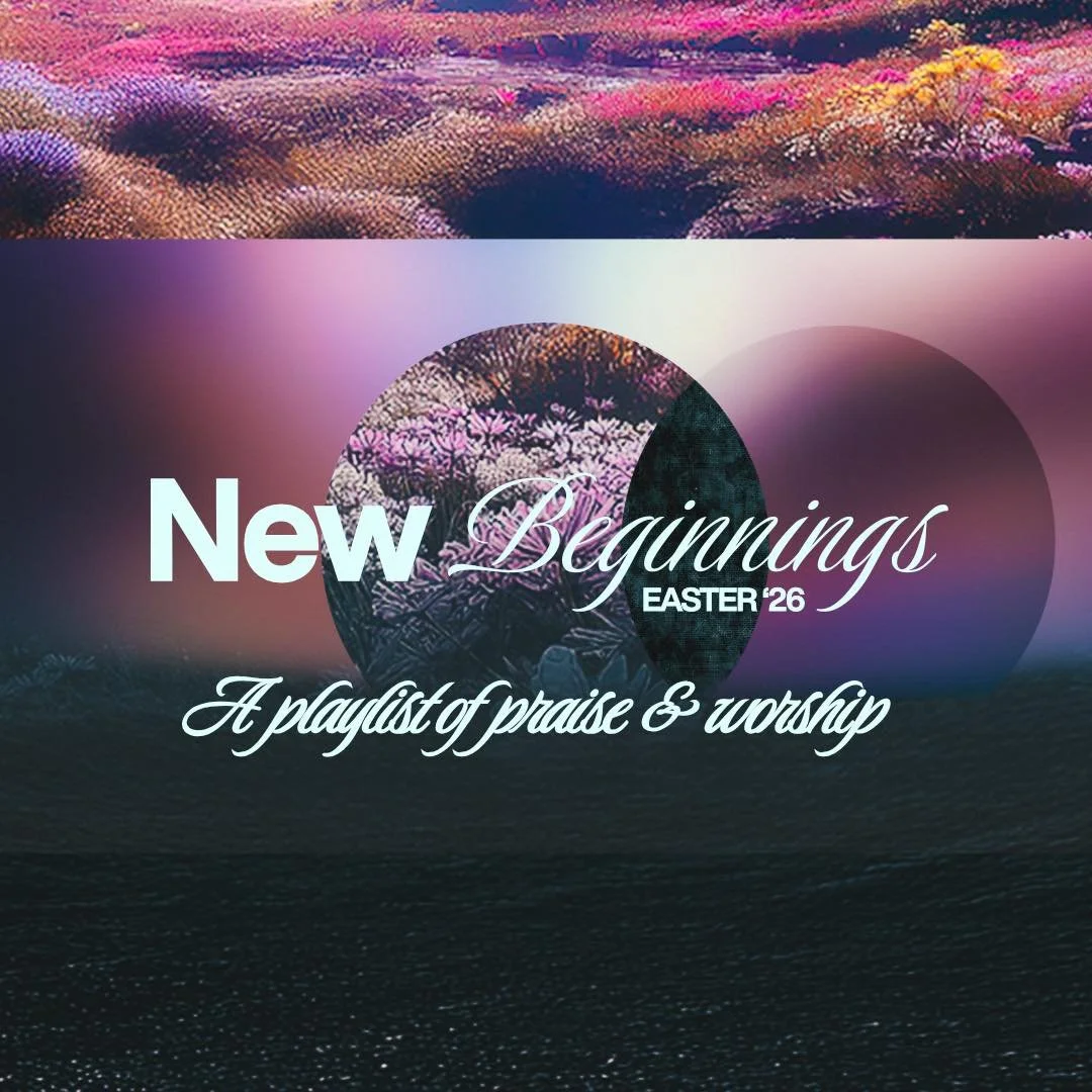 As we enter the Easter season, we encourage you to worship along with the playlist of songs we'll be doing over this next month. Reflecting on Palm Sunday, Good Friday, and Easter Sunday, this playlist will help you enter into the anticipation, death