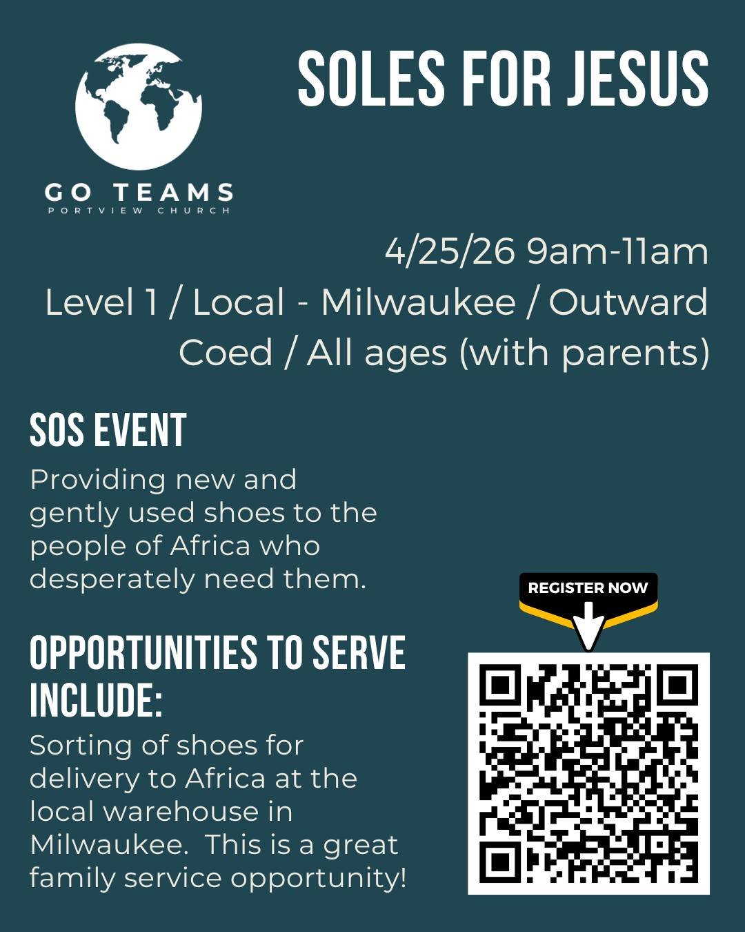 🌍 **Step Out. Serve Others. Make an Impact.**

This April, we have two incredible opportunities to be the hands and feet of Jesus through our Go Teams&mdash;and we&rsquo;d love for YOU to be part of it!

🌿 **GLATC Serve Day** (4/11)
Join us as we s