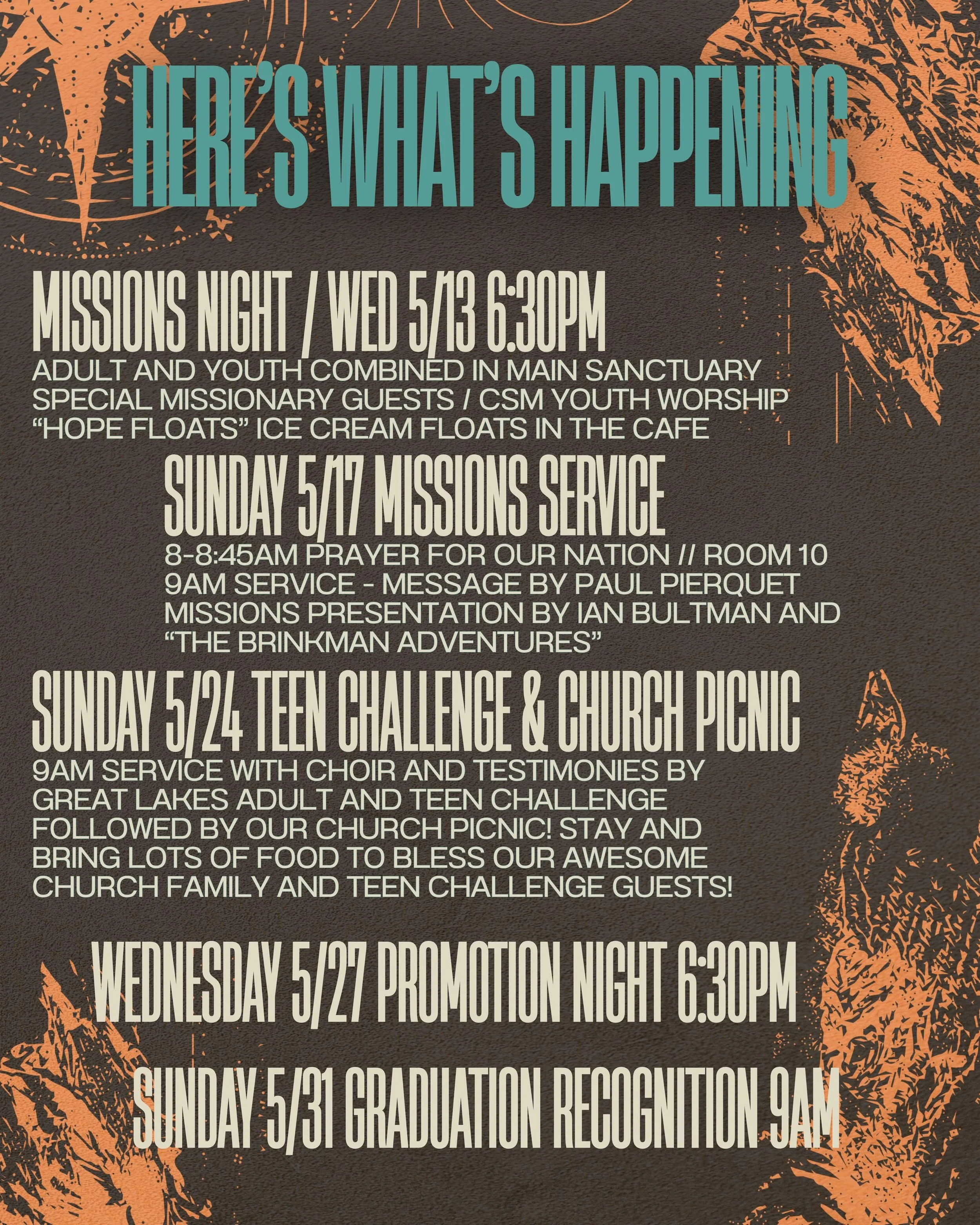 🌍✨ There&rsquo;s still so much happening this month at Portview Church &mdash; and we&rsquo;d love for YOU to be part of it!

As we continue celebrating Missions Month, we&rsquo;re believing God will grow our hearts for the world while also celebrat