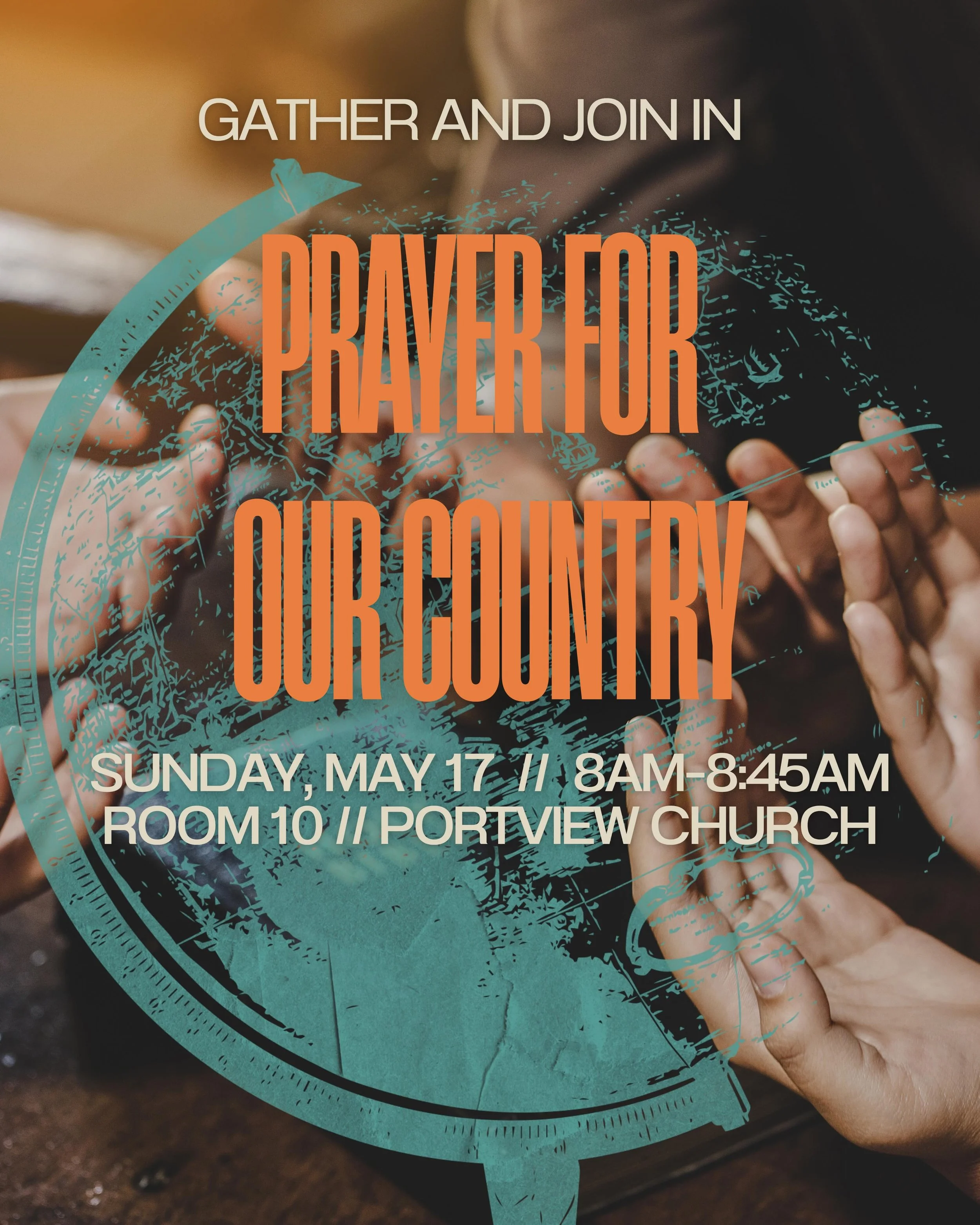 Join us this Sunday morning as we gather in prayer for our country, our communities, and the world around us. 🇺🇸🙏🌍

As part of Missions Month, we&rsquo;re taking time to seek God together &mdash; praying for our nation and hearts that reflect His