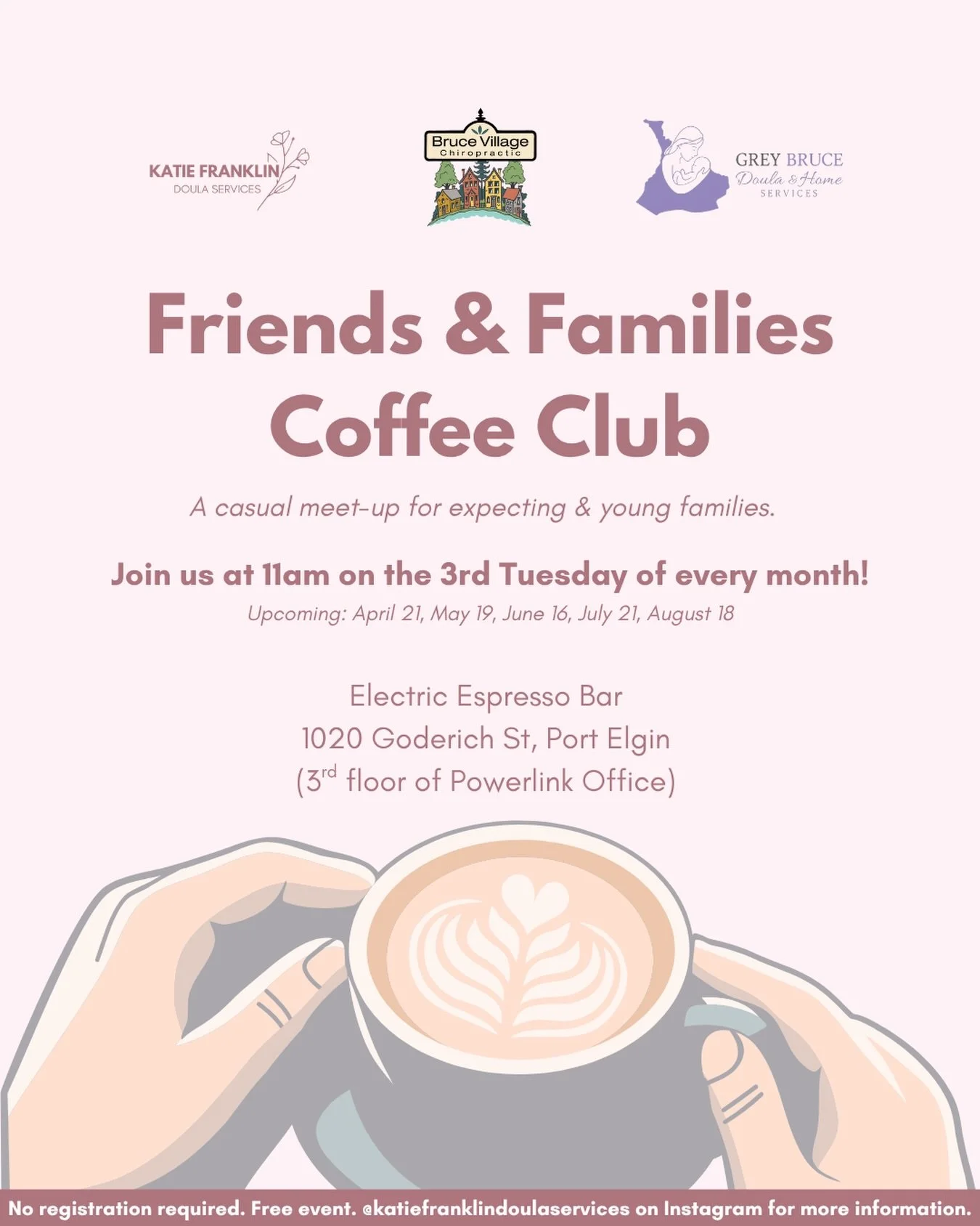 Join us in Port Elgin on the 3rd Tuesday of EVERY month at the Friends &amp; Families Coffee Club! ☕️

By popular demand, this free, drop-in event will now be happening monthly! 

🗓 3rd Tuesday of EVERY month
🕚 11:00-12:00 (or later if we are chatt