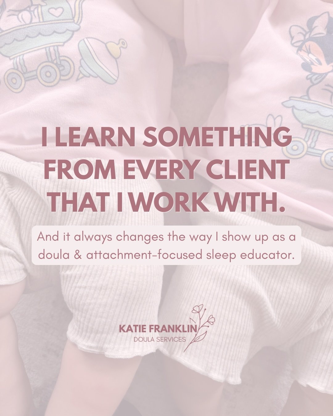 I&rsquo;m not the same doula that I was 4 years ago. 

And I hope I&rsquo;m not the same doula I am right now in 4 years! 

Every family I support shifts something in me.

A new perspective.
A different way of seeing care, connection, &amp; support.
