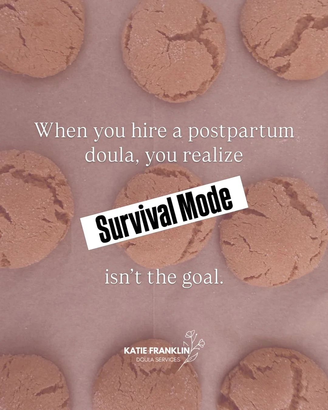 Survival isn&rsquo;t the goal in postpartum. 

Think about what your ✨dreamiest✨ postpartum experience looks like&hellip; and then call me because I can help you make it happen. No, seriously. 😉

Imagine entering postpartum feeling calm and confiden