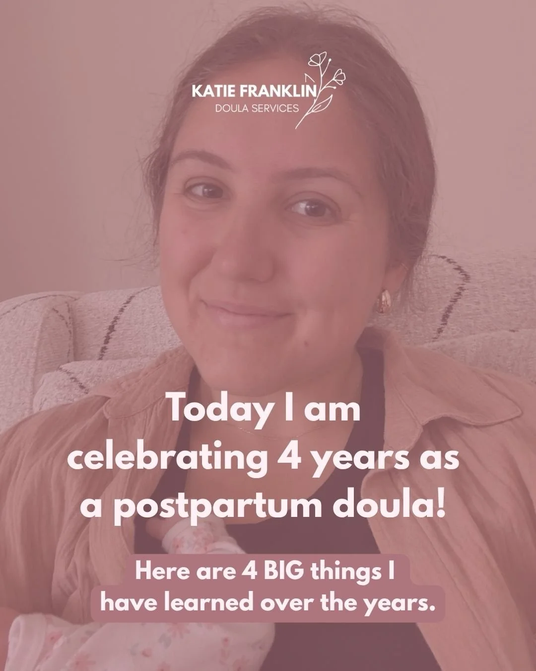 Just a doula celebrating her 4th year supporting families 🤍🫶

I can&rsquo;t wait to see what the next year brings. 

If you are a current or past client and are open to sharing, what is your favourite memory of our time together? Let me know in the