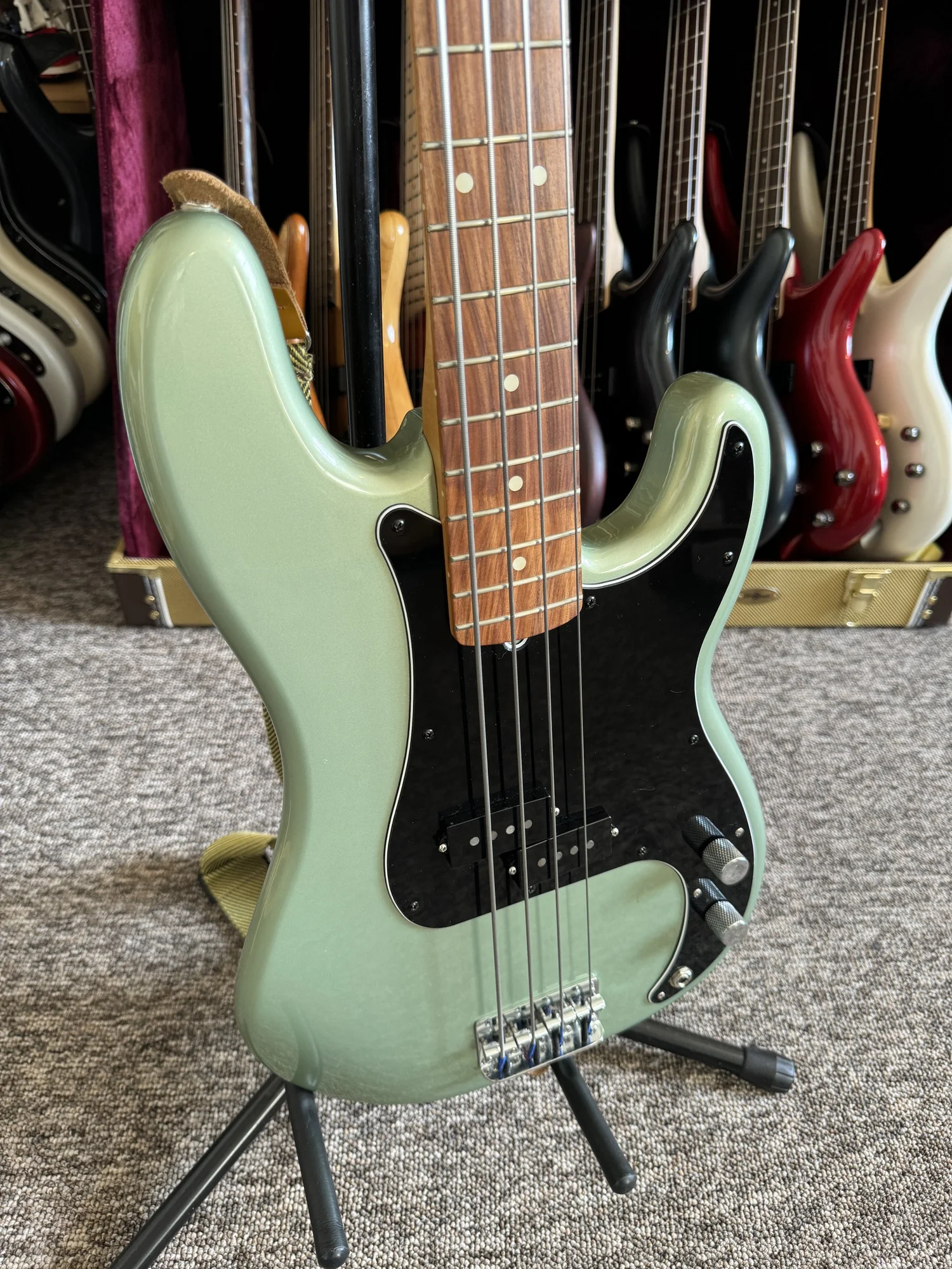 Fender Player P Bass sage green — Re Create - Precision Tech Re