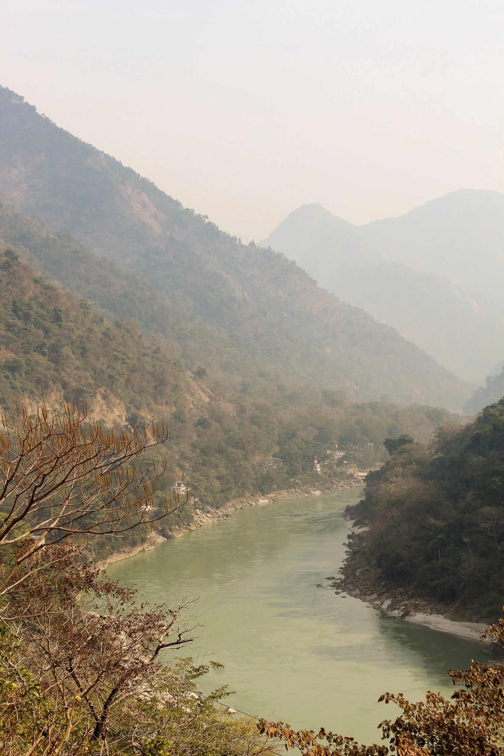 Ganges River near Rishikesh, India.