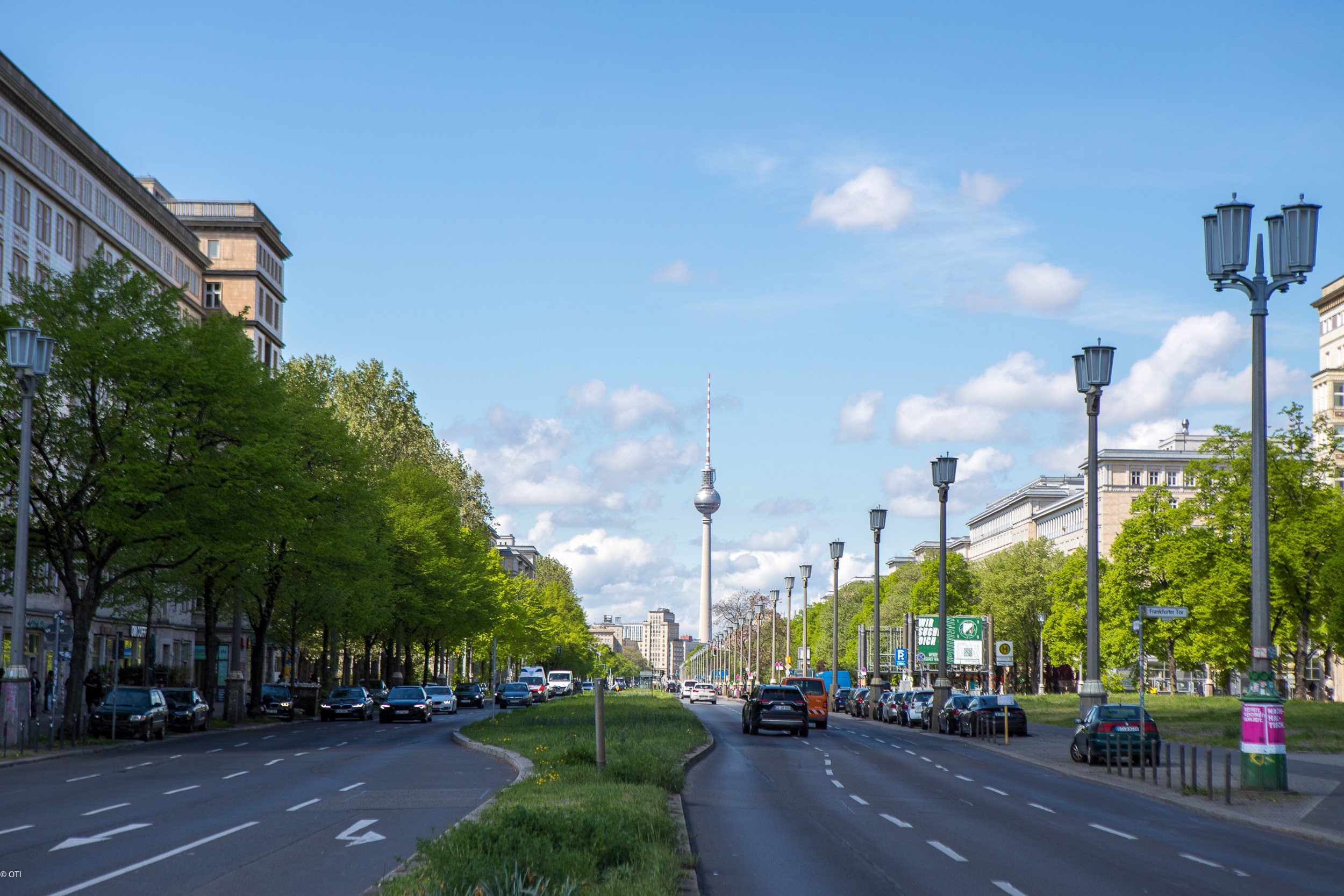 Frankfurter Allee to Berliner Fernsehturm - Berlin, Germany.