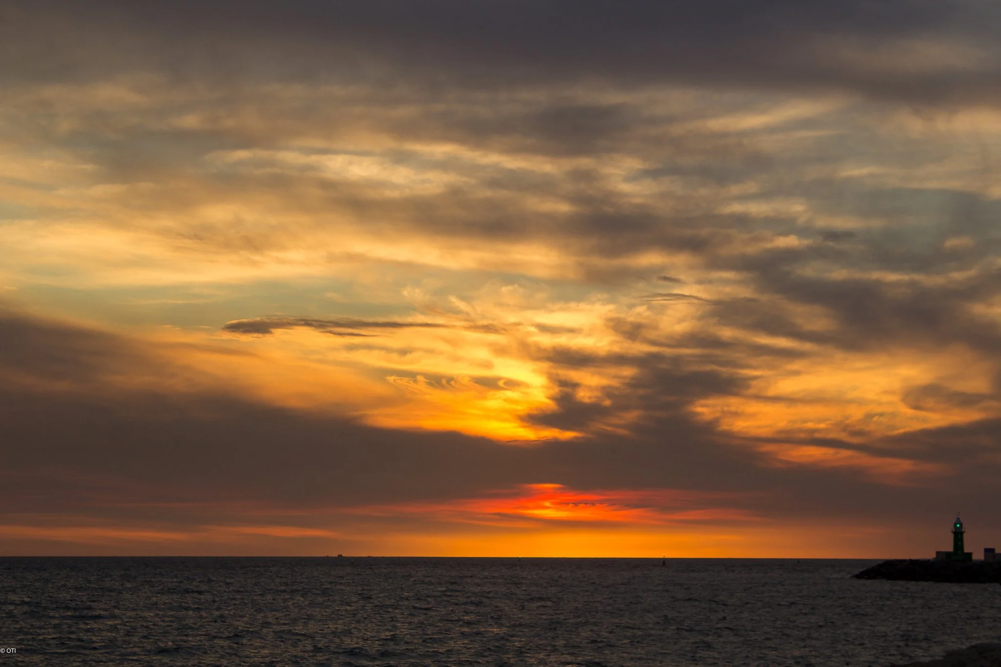 South Mole Lighthouse in Fremantle, Western Australia