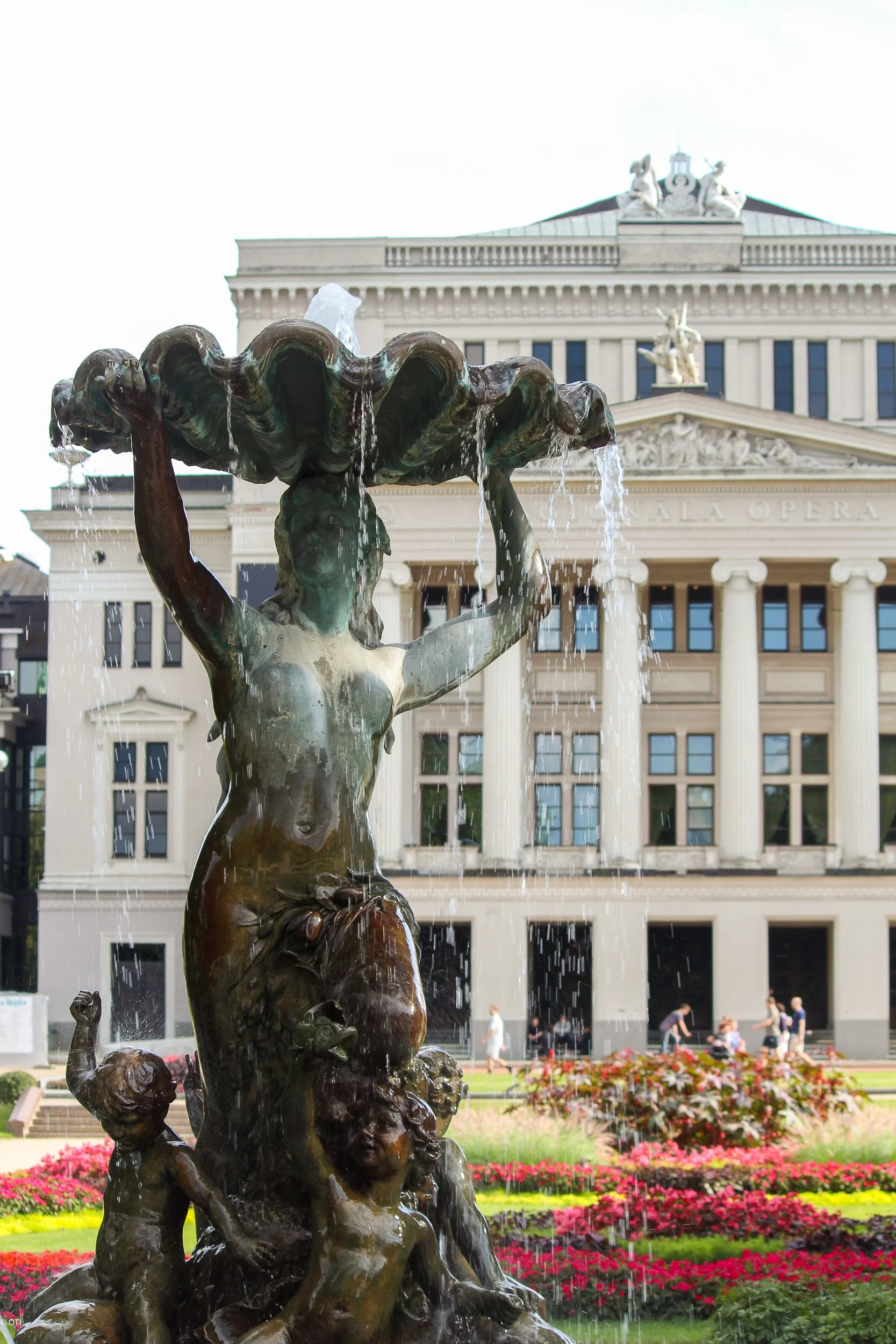 Fountain Nymph at Latvian National Opera House