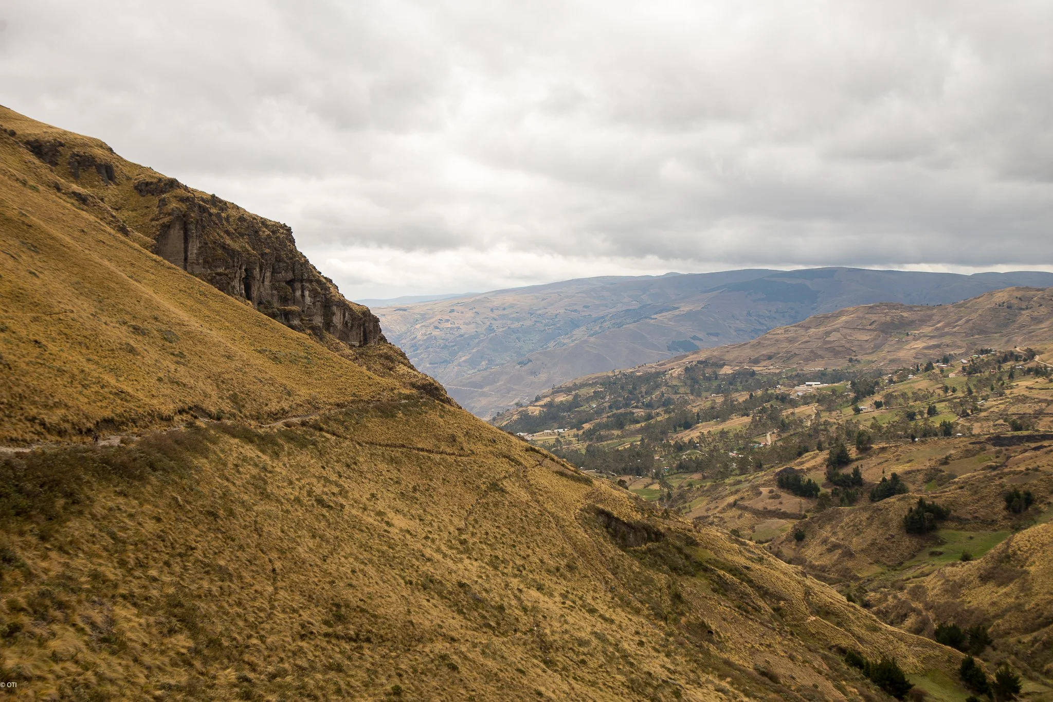 The start of the Inca Trail (Qhapaq Ñan) in Chimborazo, Ecuador.