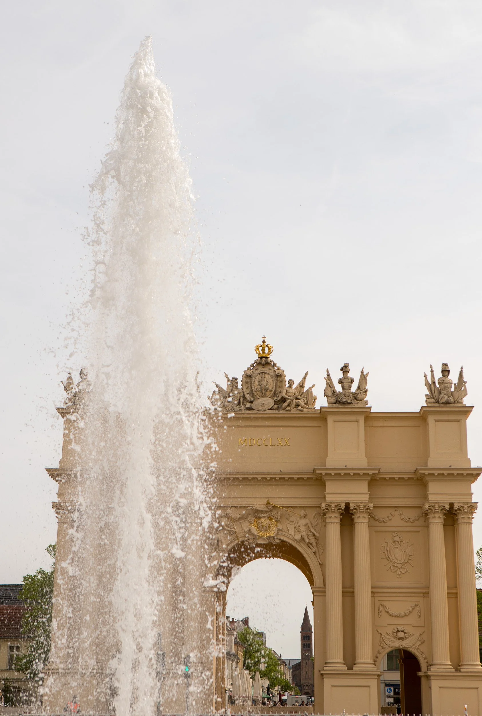 Brandenburg Gate in Potsdam, Germany.