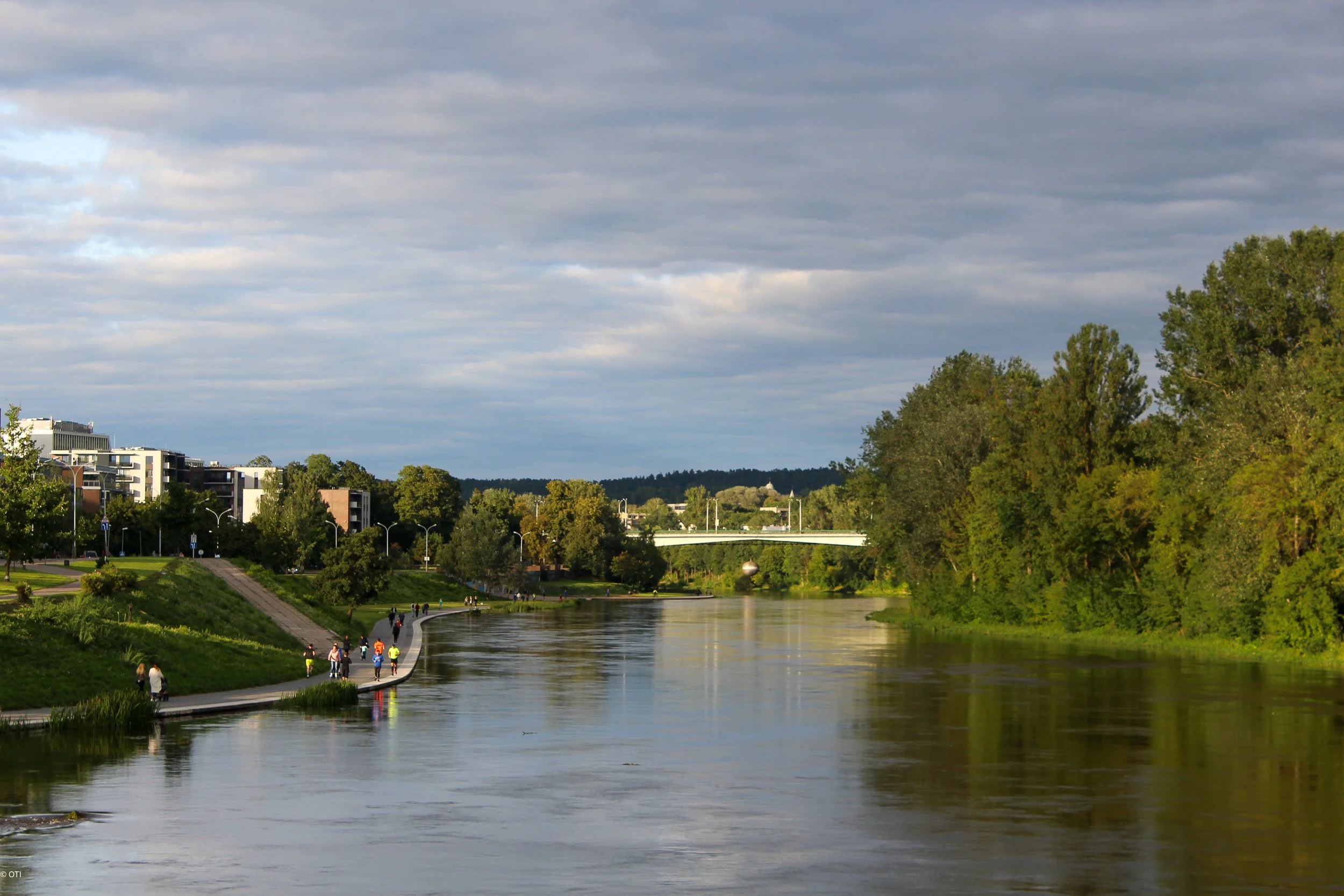 Neris River in Vilnius
