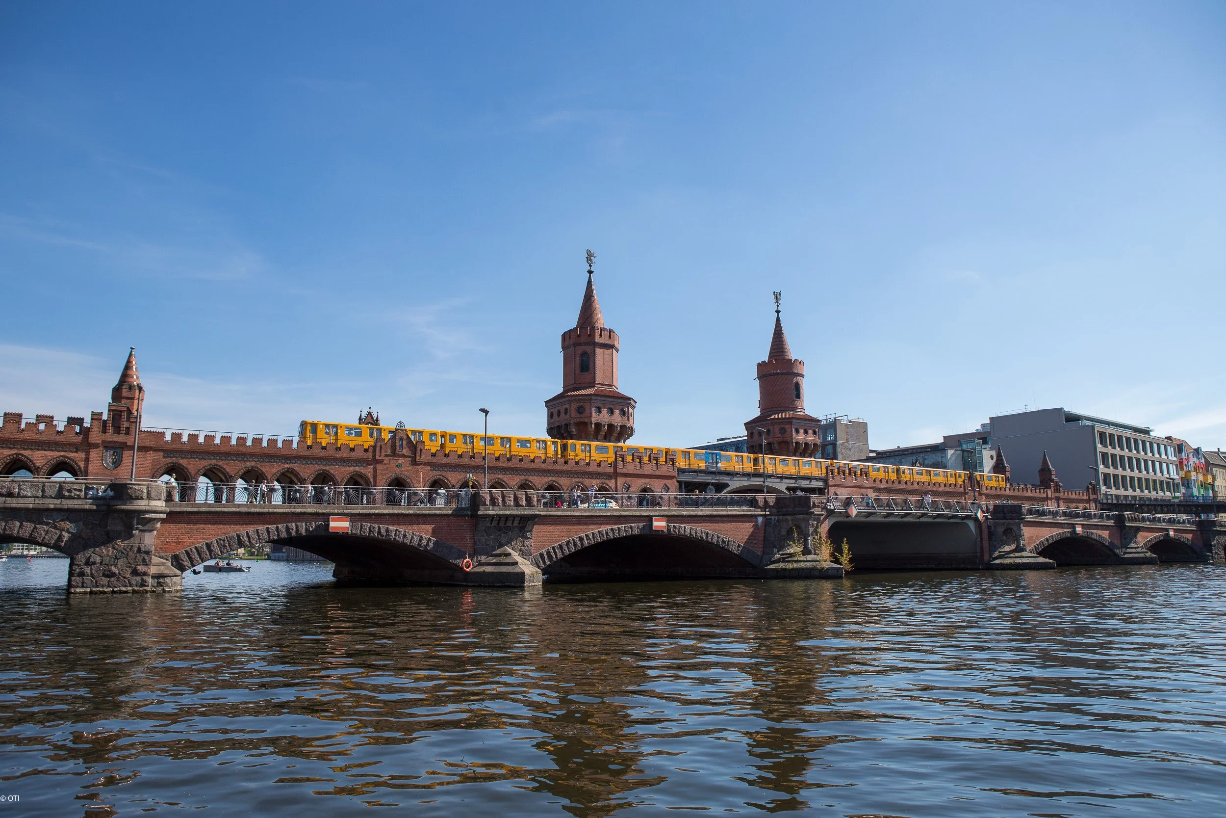 Oberbaum Bridge in Berlin, Germany