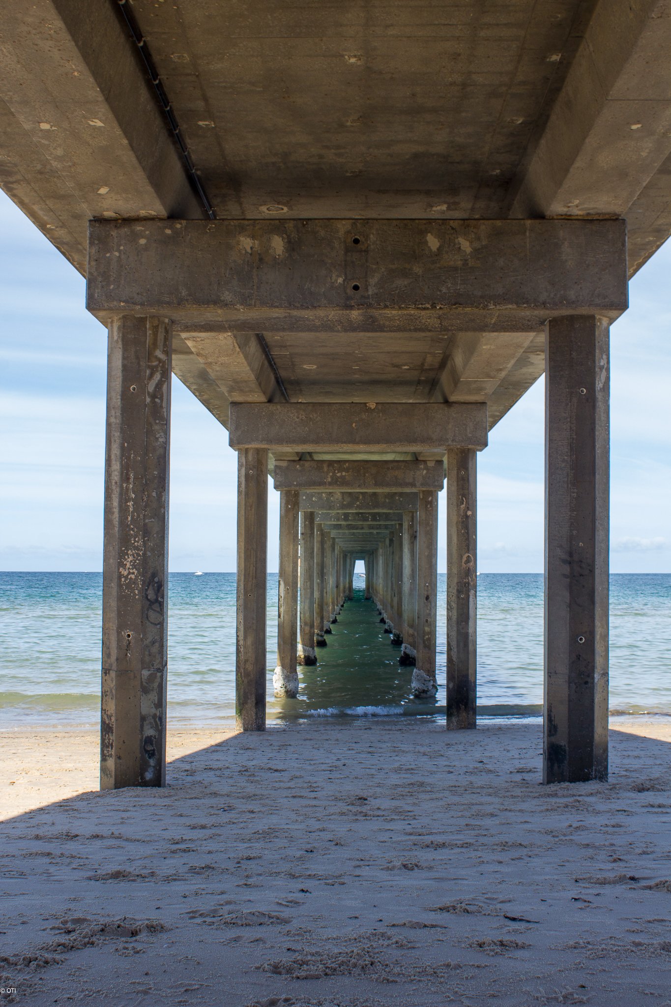 Brighton Jetty in Brighton, South Australia.