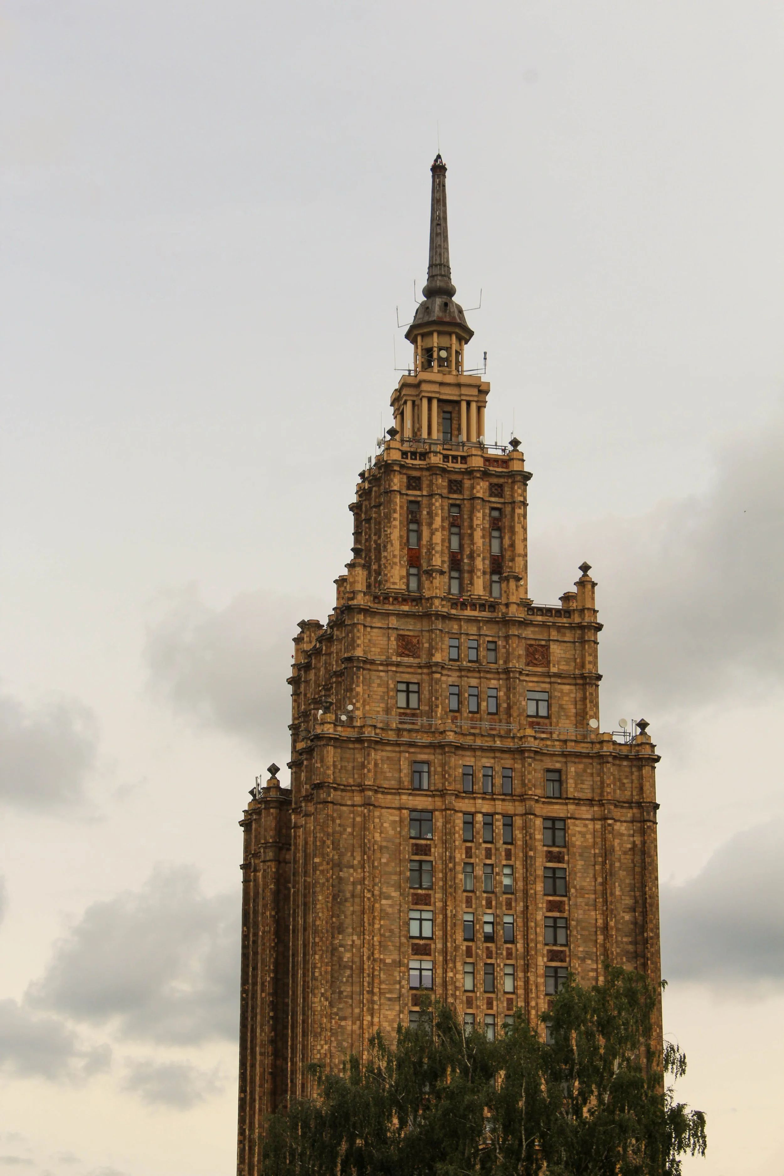 Latvian Science Academy Building in Riga, Latvia - Latvijas Republika, Latvijas Zinātņu akadēmija, 