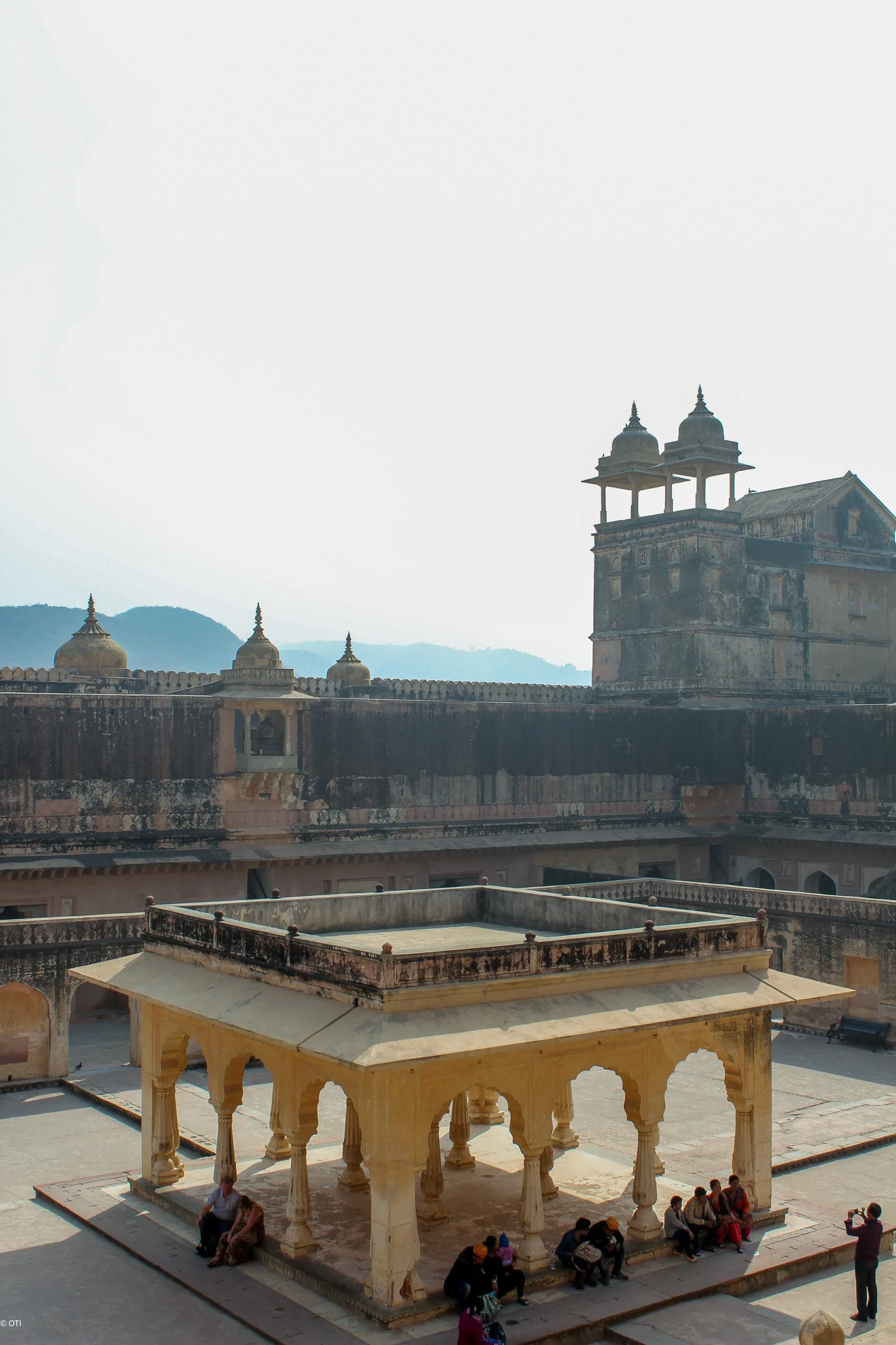 Amer Fort in Jaipur, India.