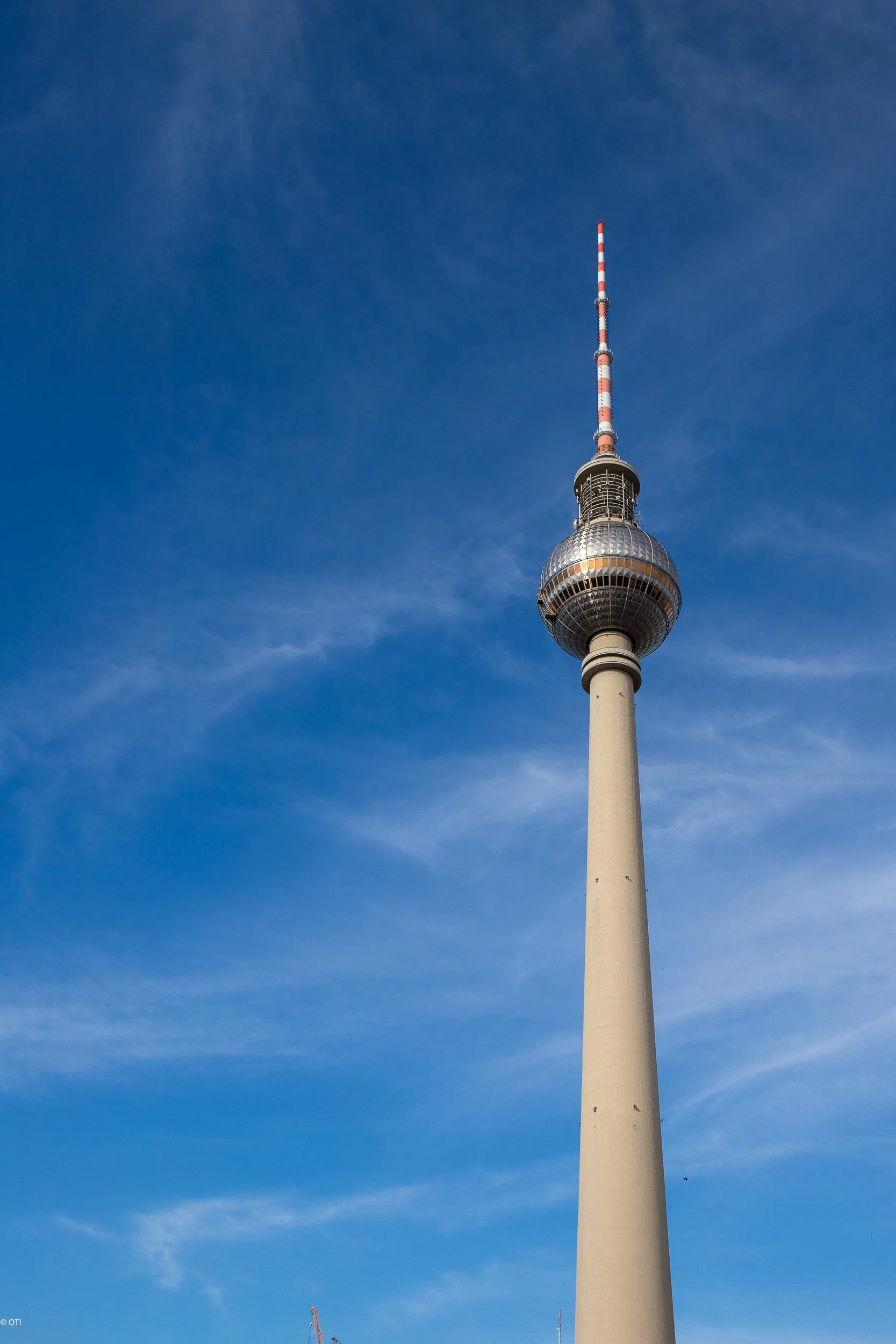 Berlin TV Tower in Berlin, Germany.