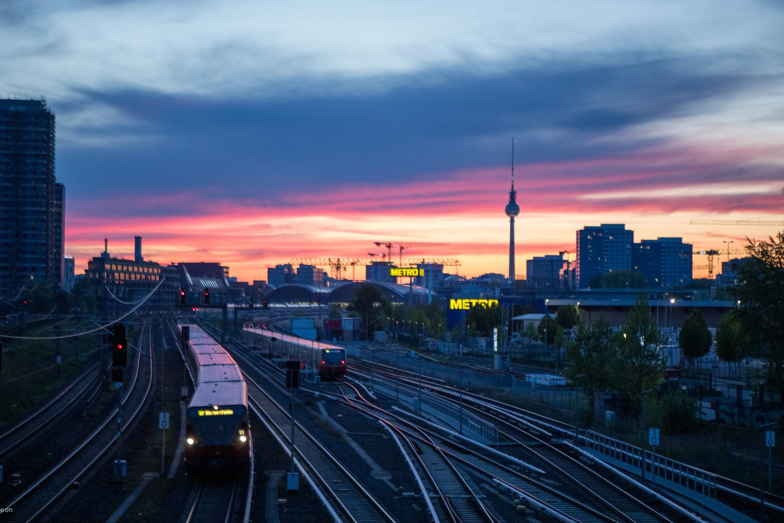 From Warschauer Brücke - Berlin, Germany.