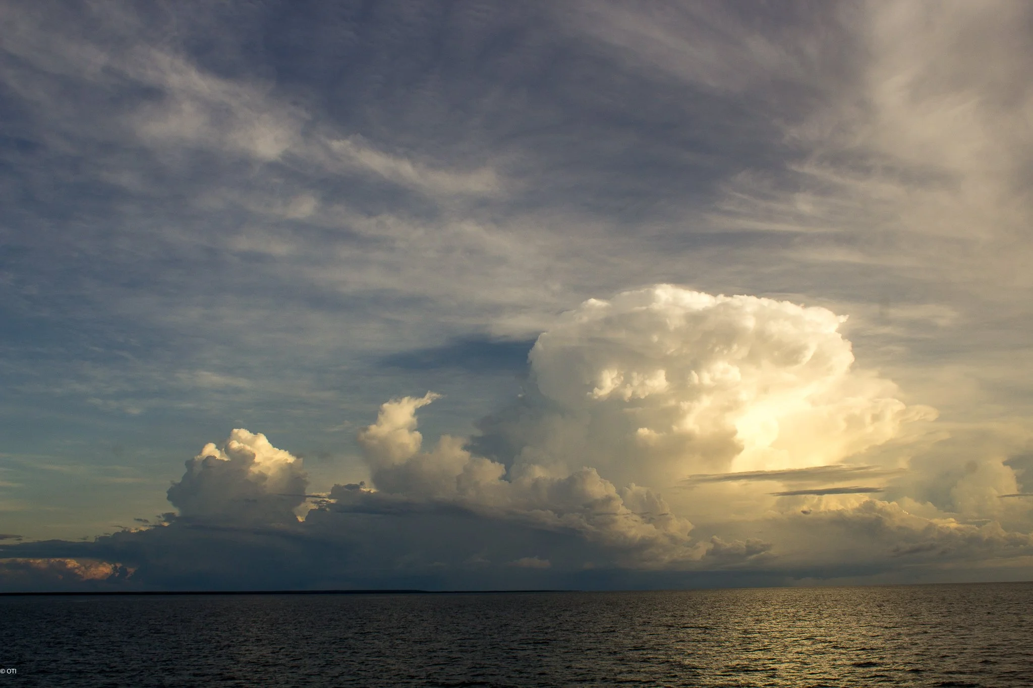 Skyline on the Timor Sea.