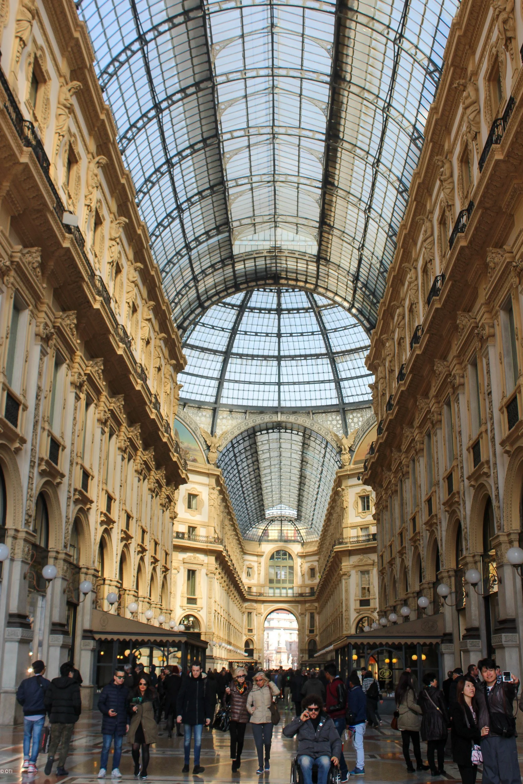 Galleria Vittorio Emanuele II in Milan, Italy.