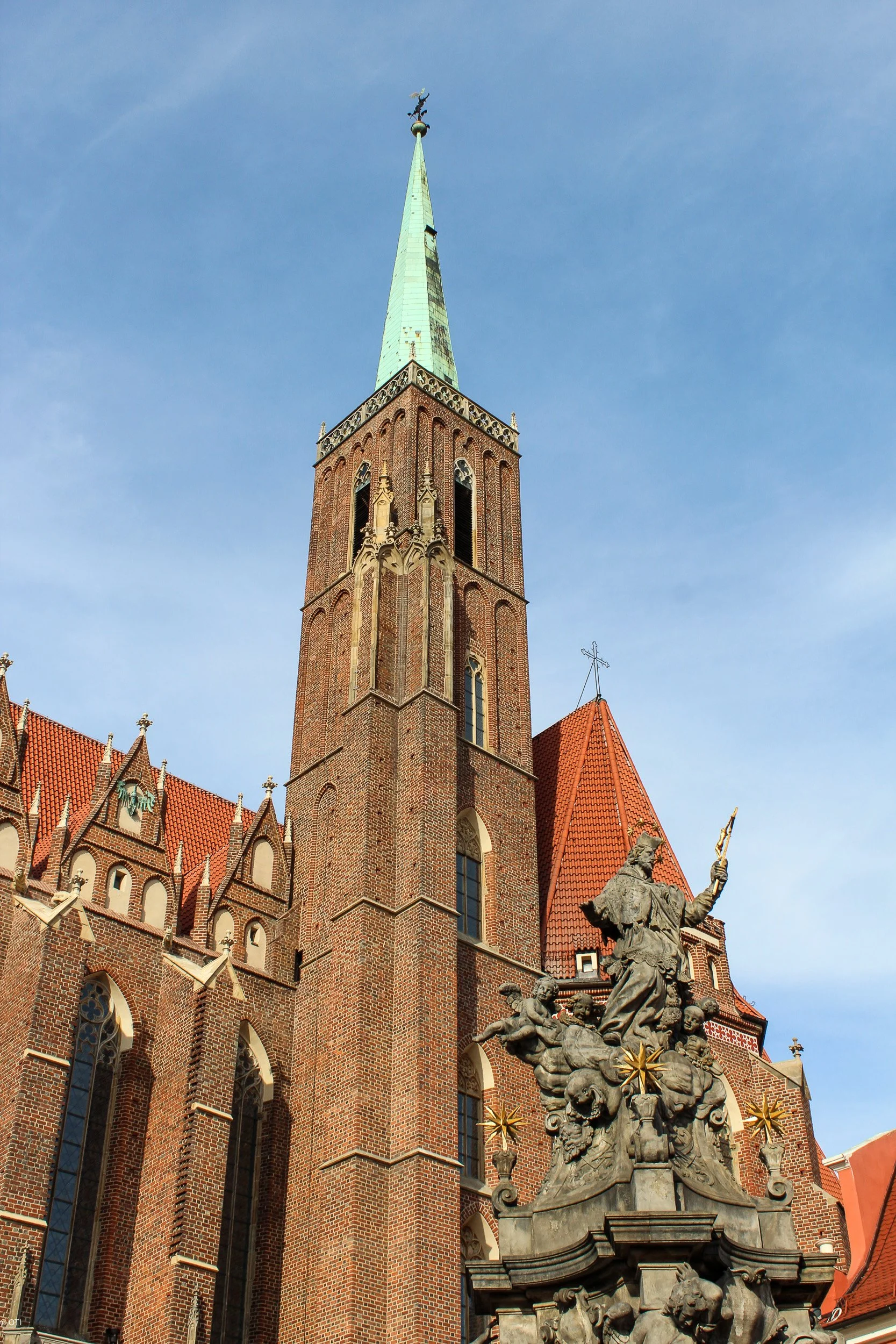 Collegiate Church of the Holy Cross and St. Bartholomew in Wrocław, Poland.