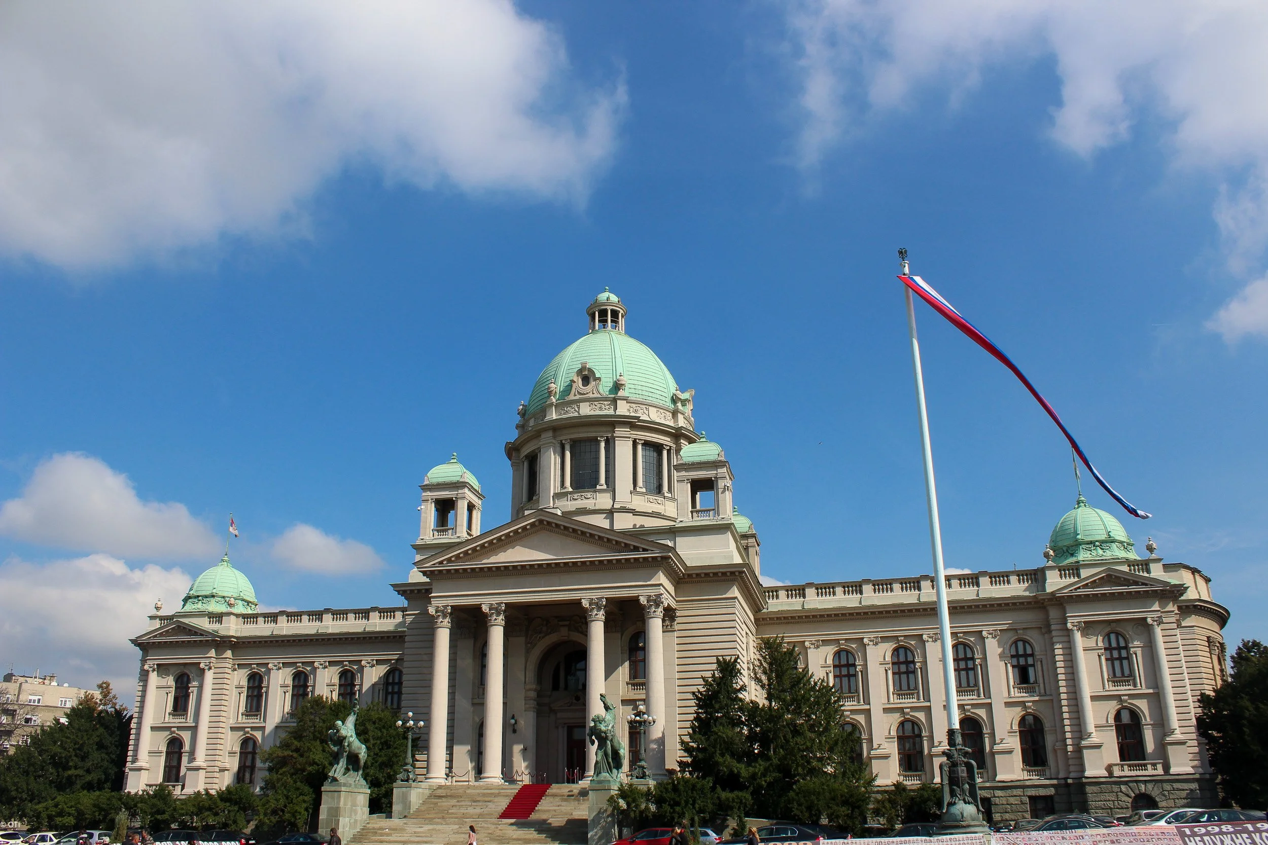 House of the National Assembly of the Republic of Serbia in Belgrade, Serbia