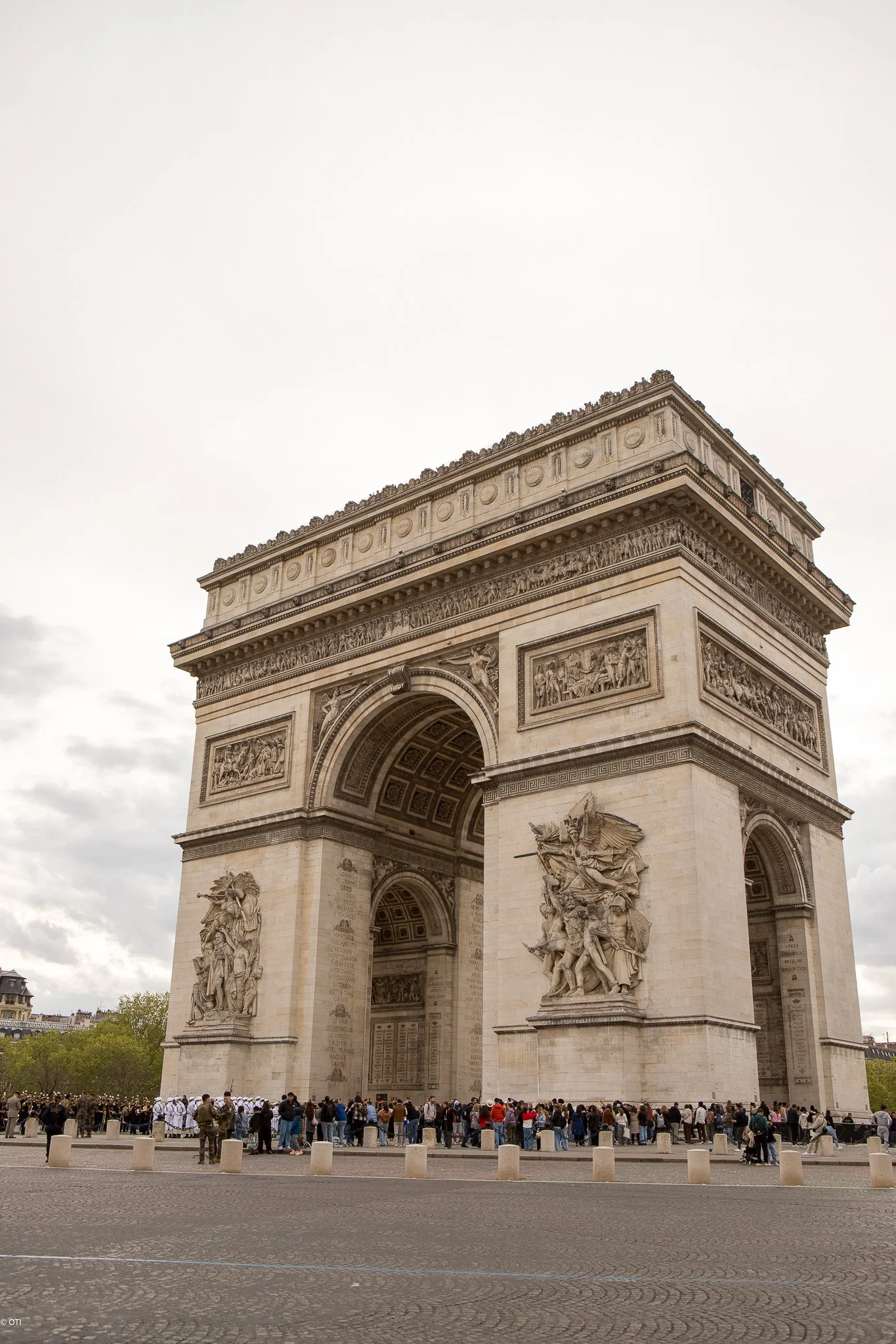 Arc de Triomphe in Paris, France
