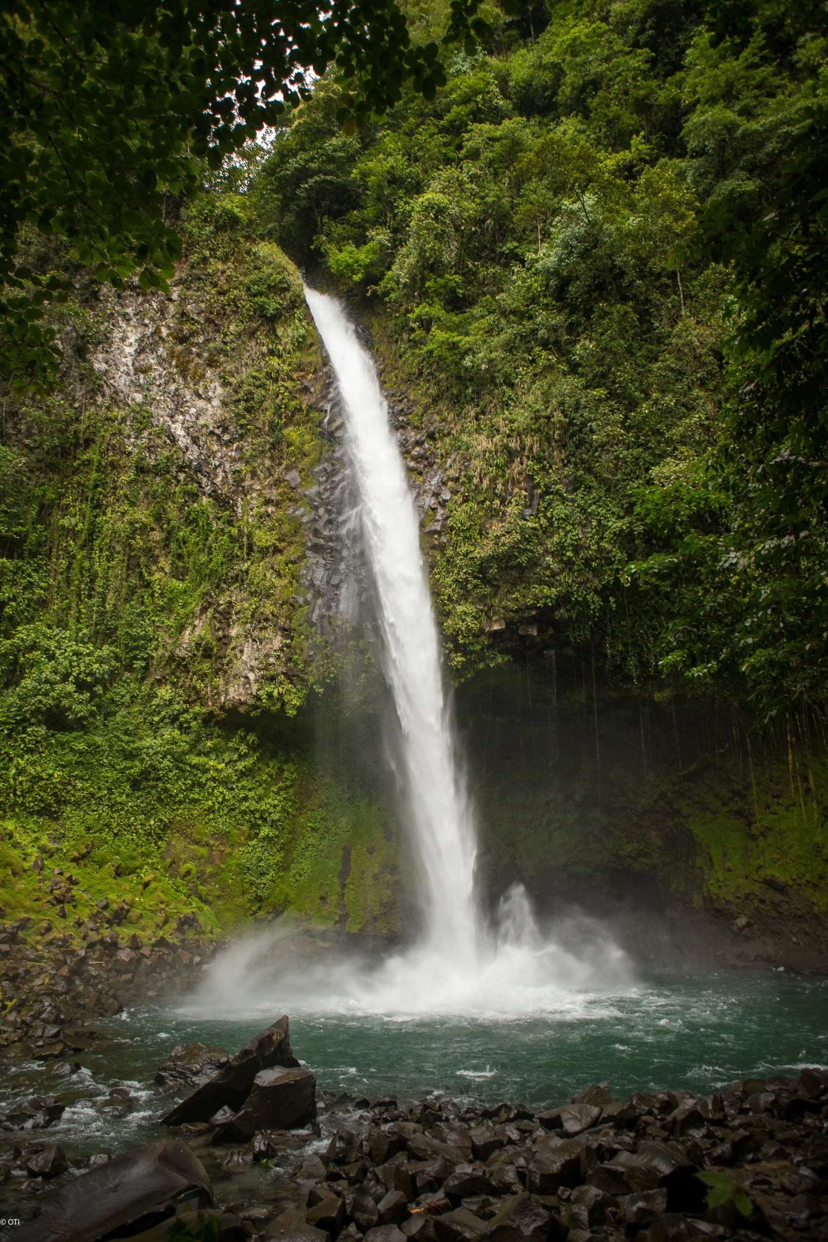 Fortuna Waterfall in San Carlos, Costa Rica.