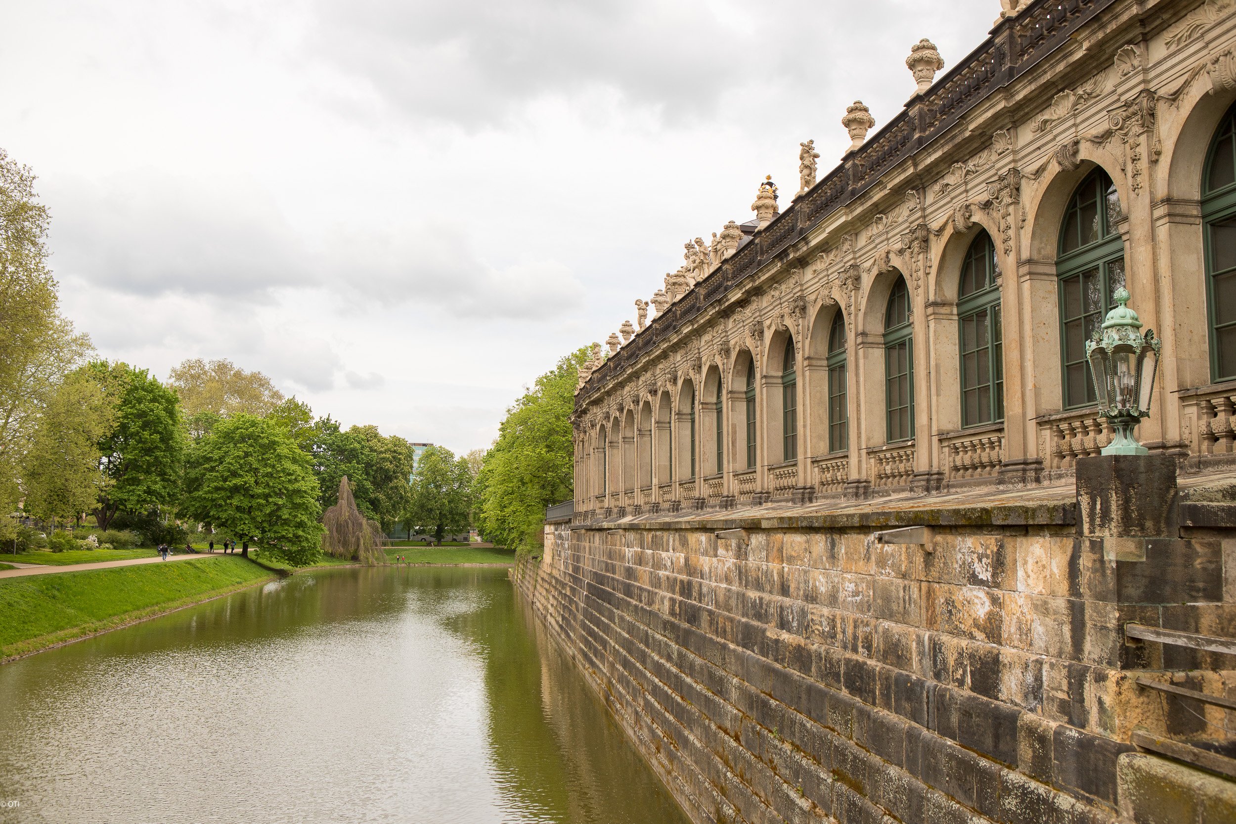 Zwingergraben in Dresden, Germany