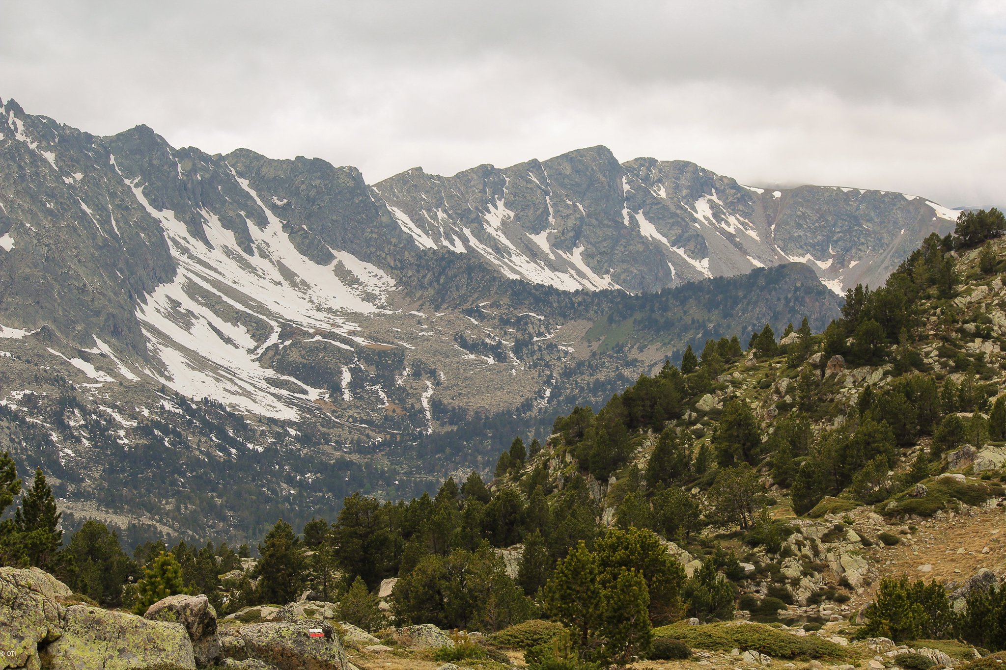 Hiking in the Pyrenees in Andorra.